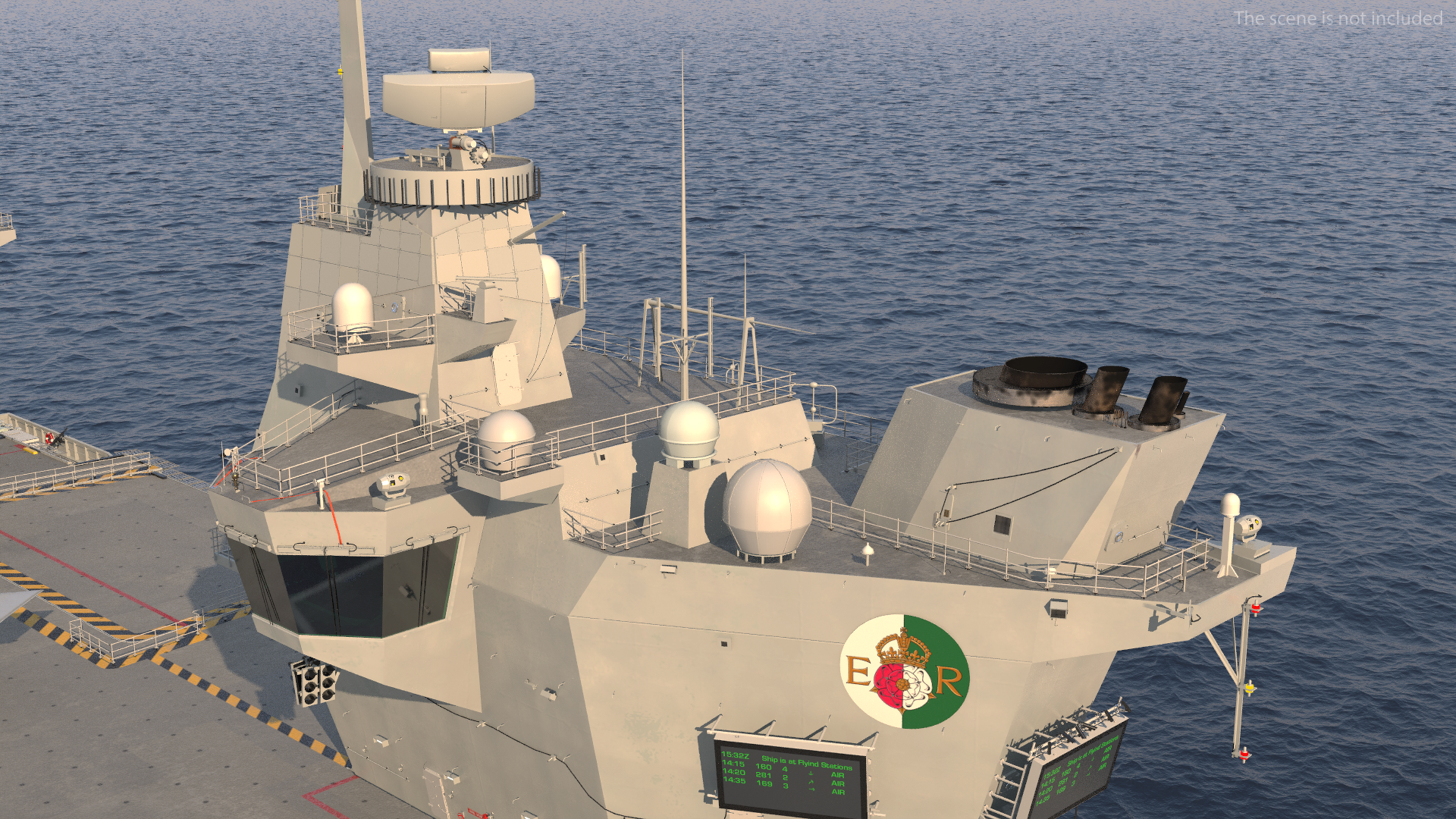 3D model Armed HMS Queen Elizabeth