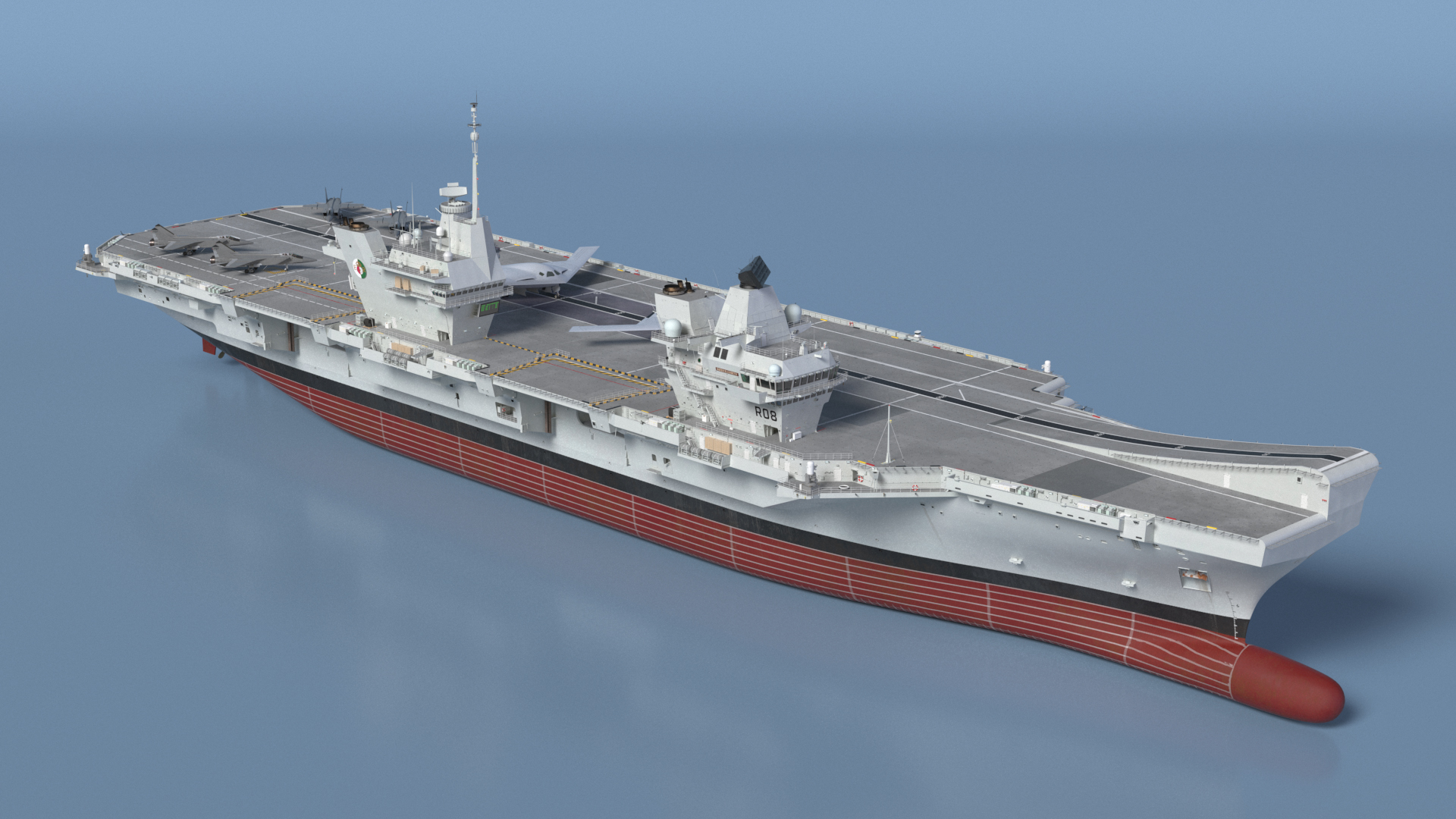 3D model Armed HMS Queen Elizabeth