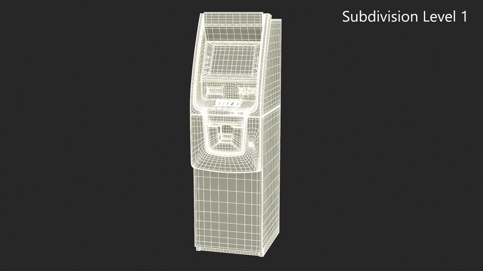 ATM Hyosung Switched Off 3D model