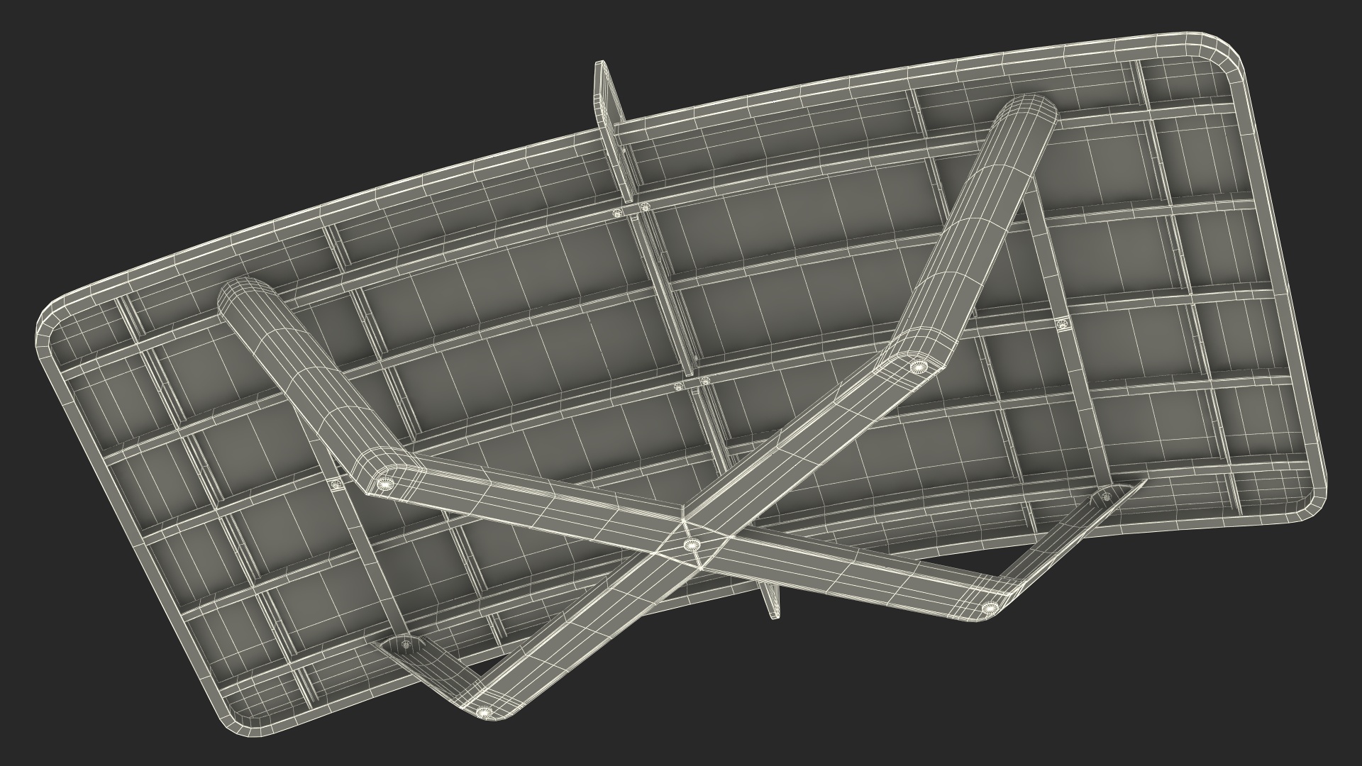 3D Teqball Table model