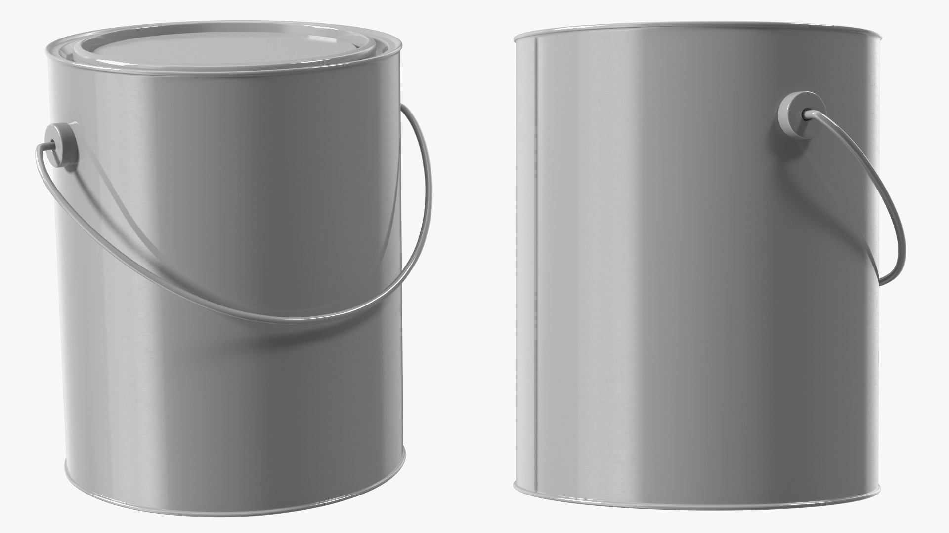 Paint Bucket Closed 3D model