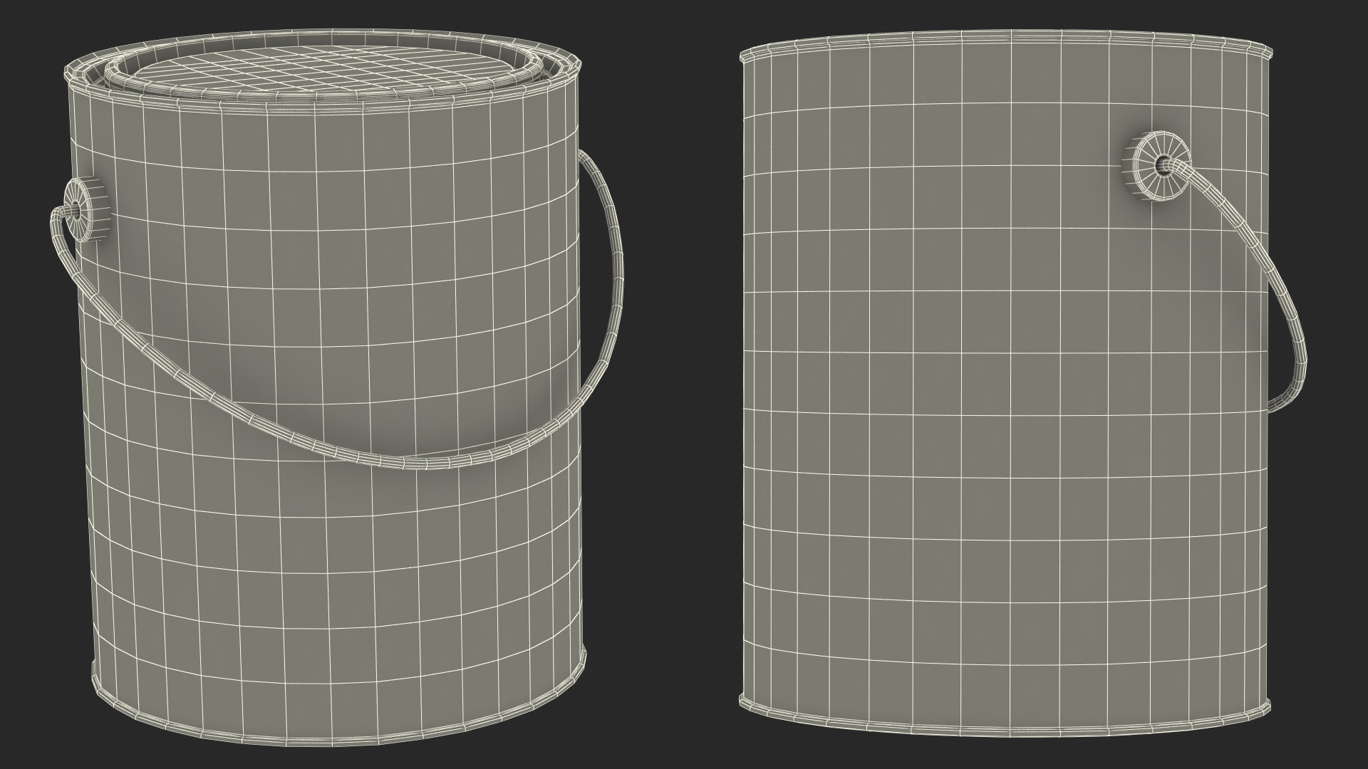 Paint Bucket Closed 3D model