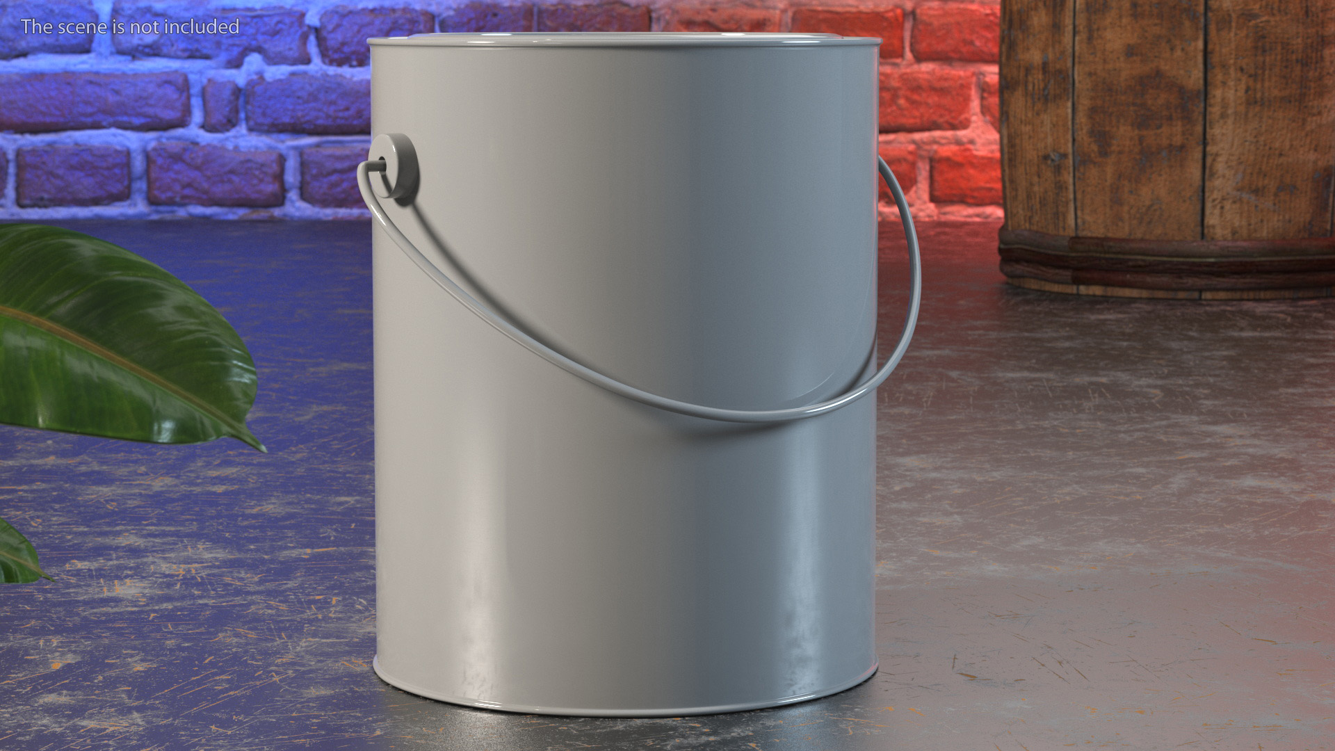 Paint Bucket Closed 3D model