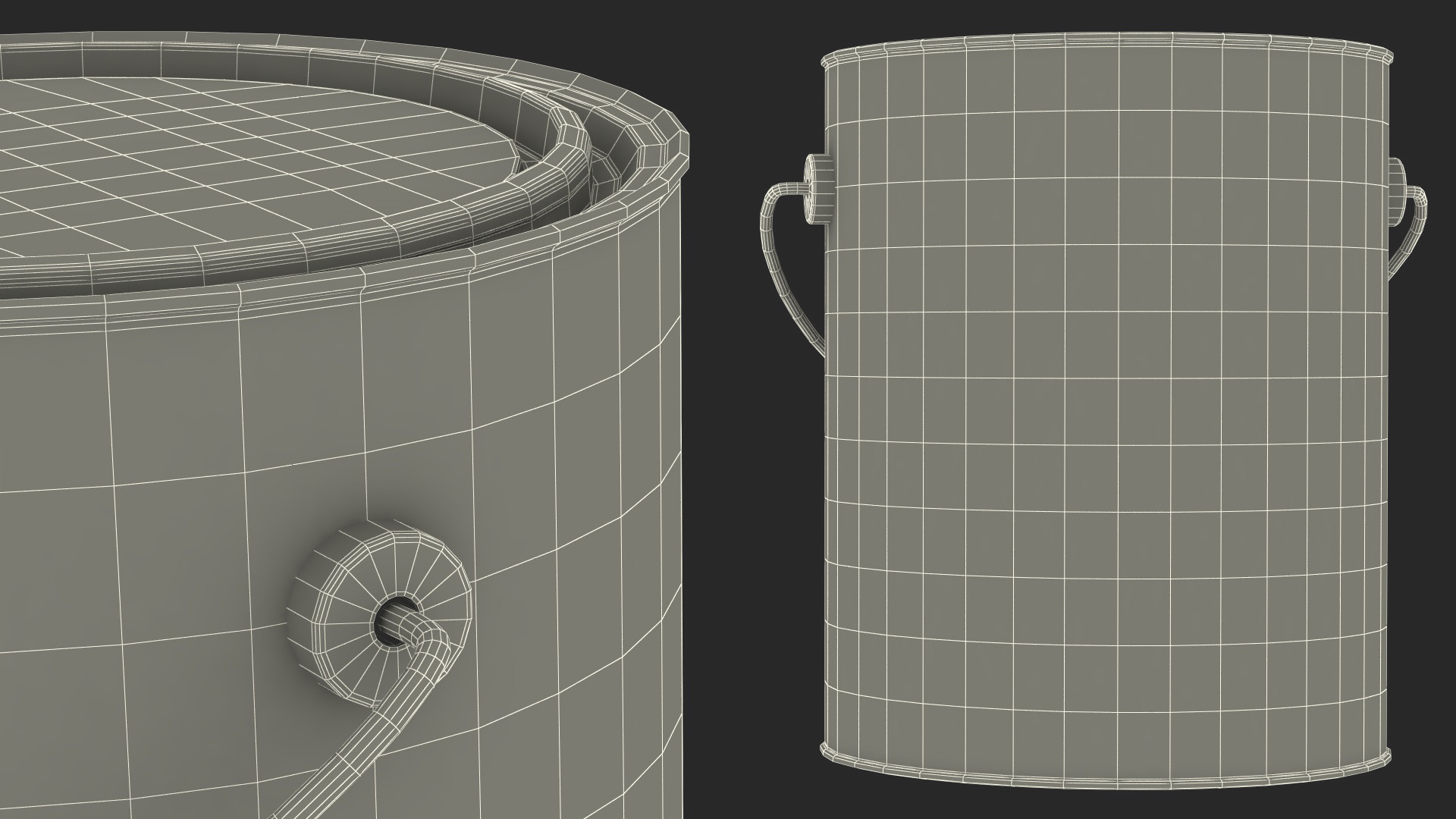 Paint Bucket Closed 3D model