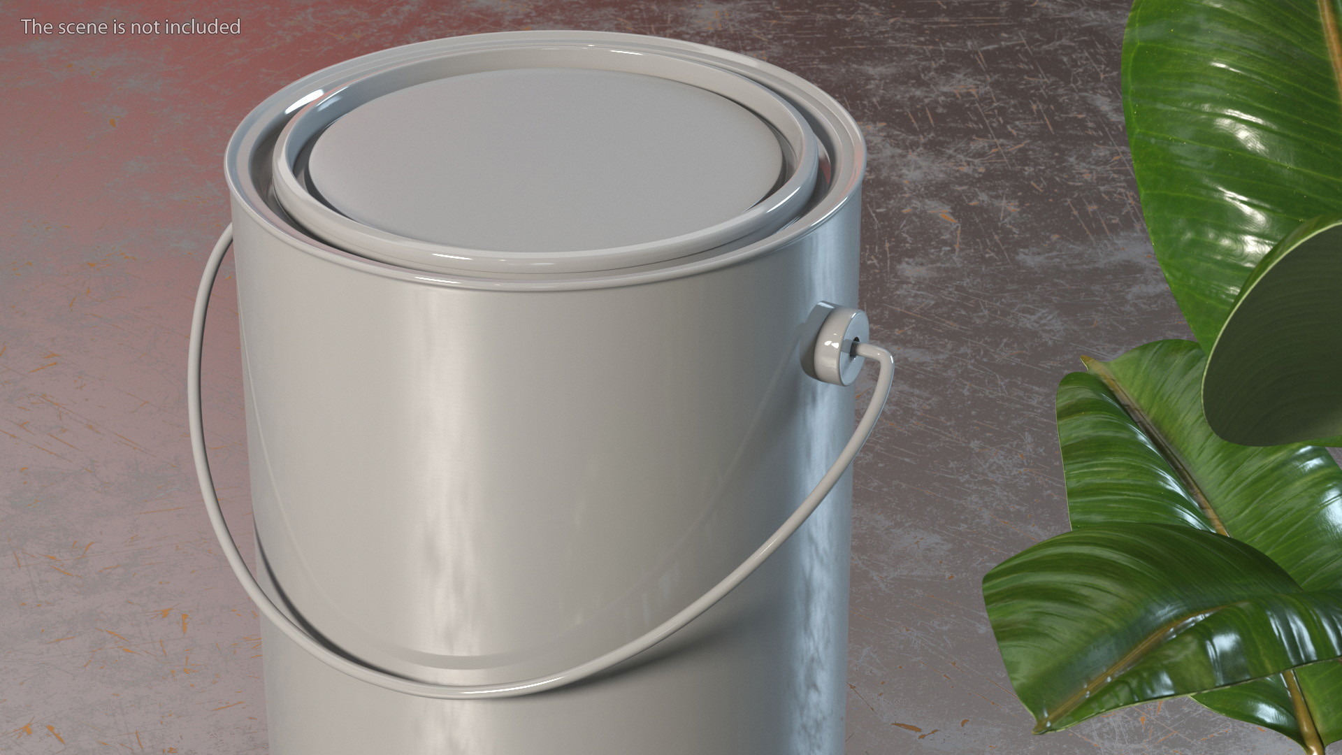 Paint Bucket Closed 3D model