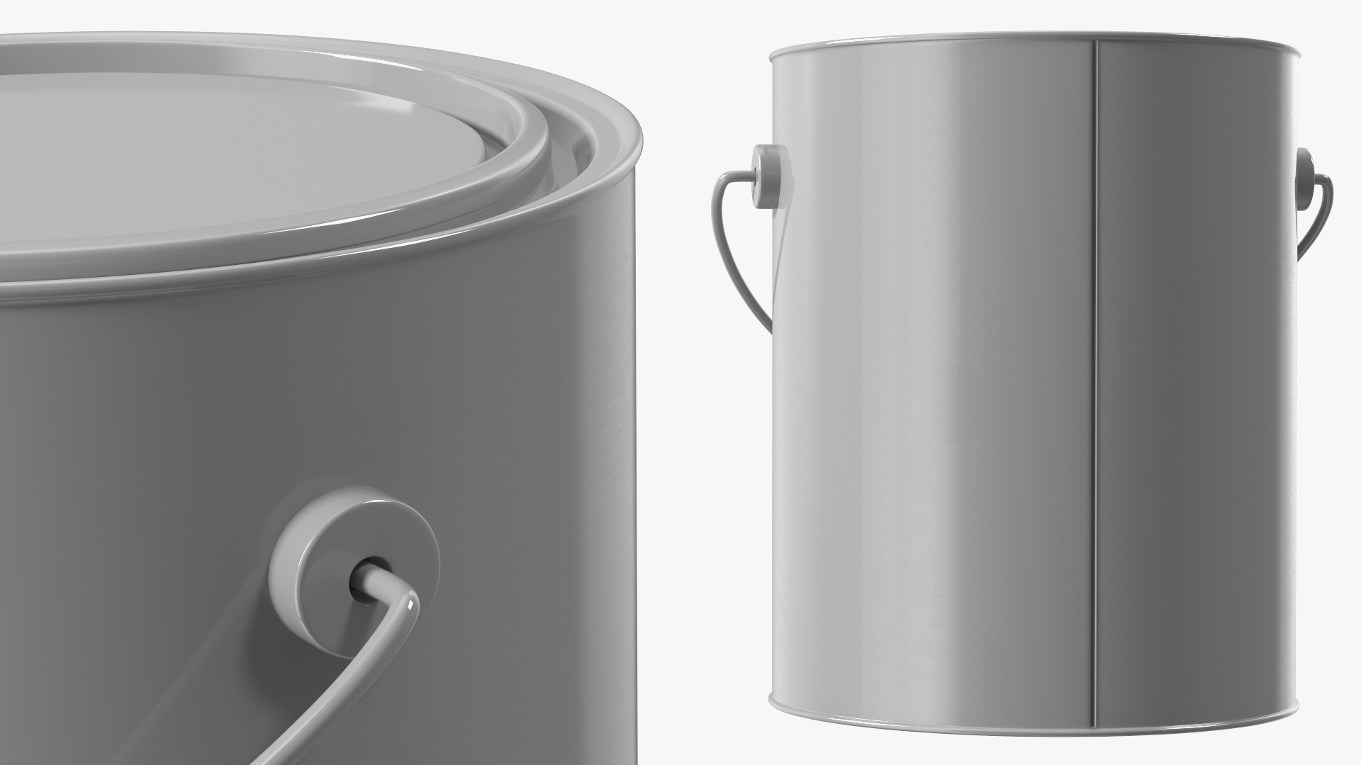 Paint Bucket Closed 3D model