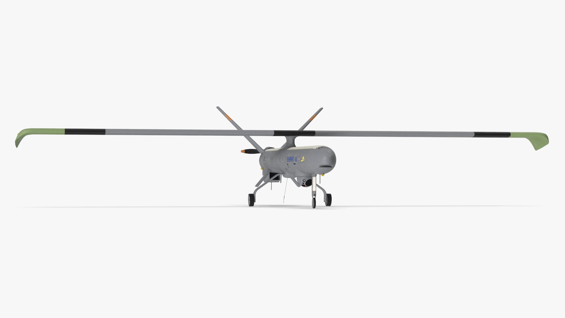 3D Hermes 450 Multi-Role High Performance Tactical UAS Rigged model