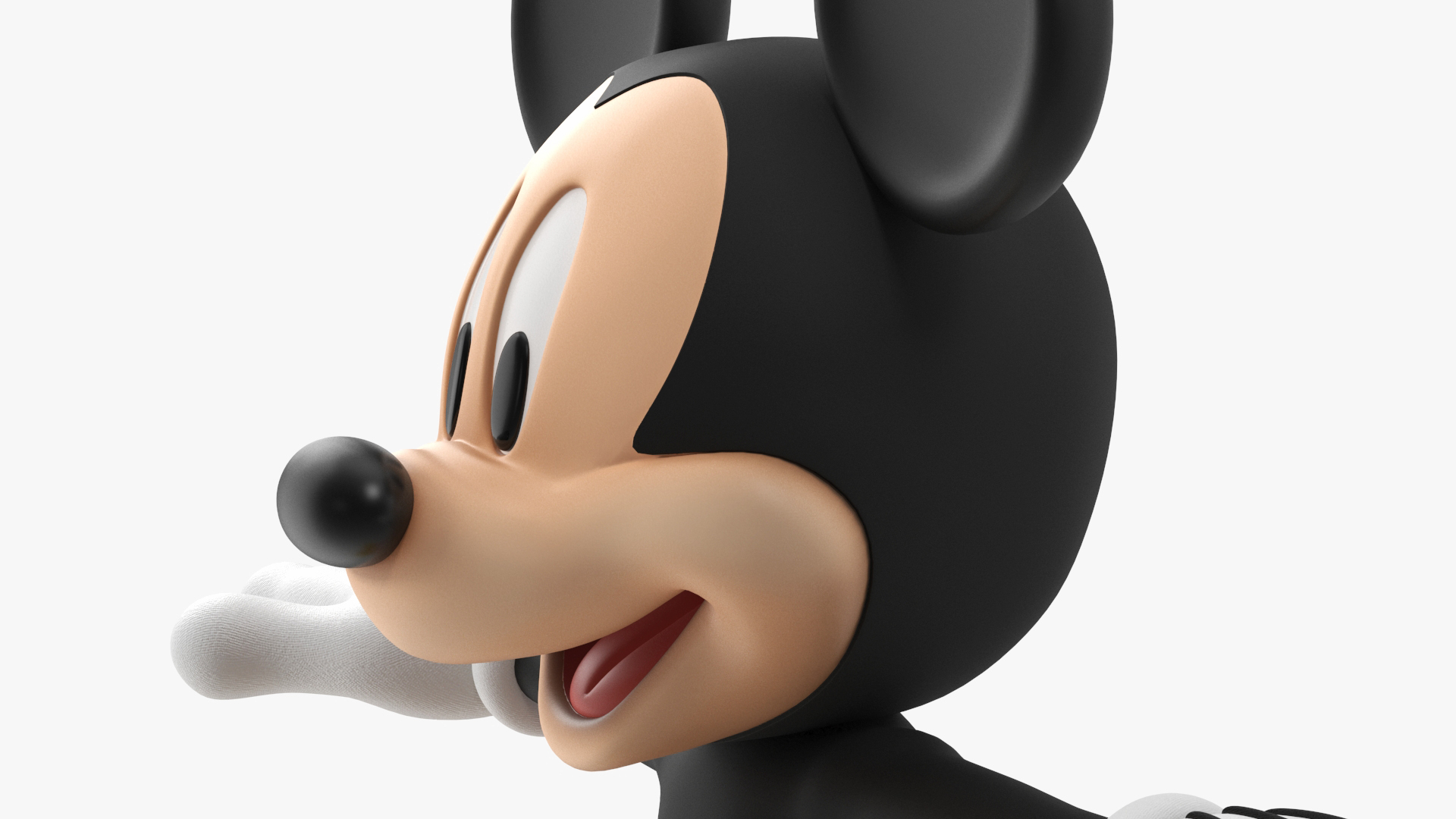 Mickey Mouse T-pose 3D model