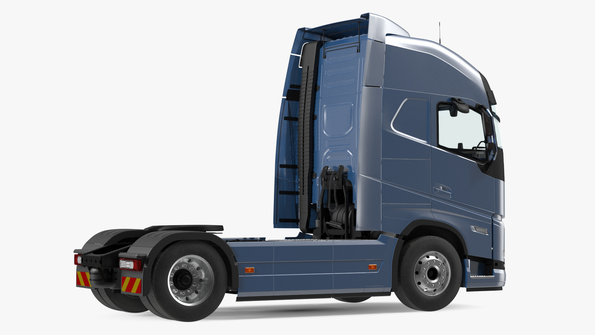 Cabover 4x2 Lorry Rigged 3D model