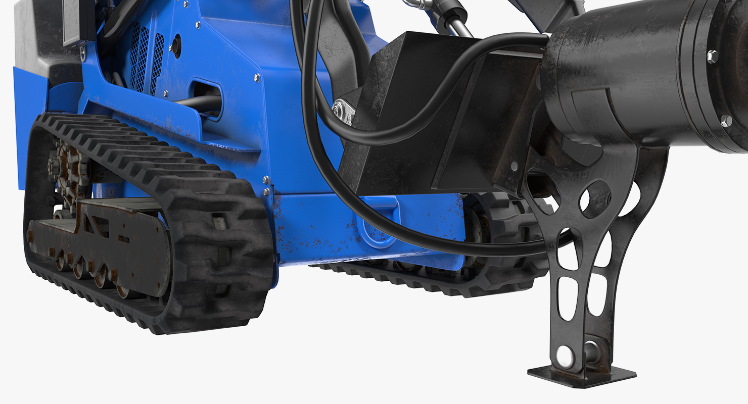 3D Mixer Skid Steer Loader model