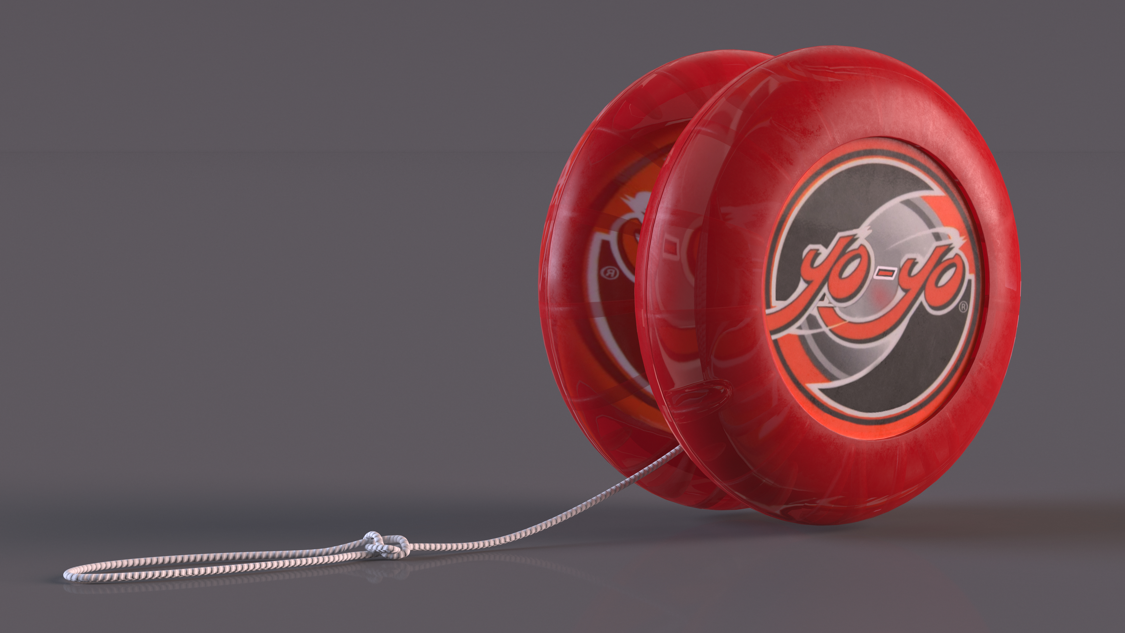 3D Toy Yo-Yo Red model