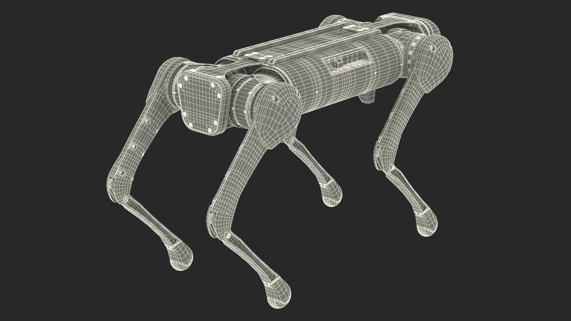 3D Robot Dog Rigged