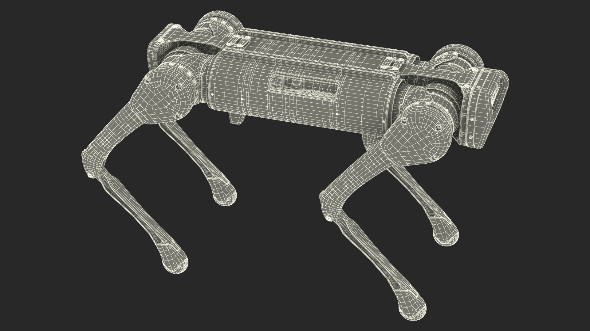 3D Robot Dog Rigged