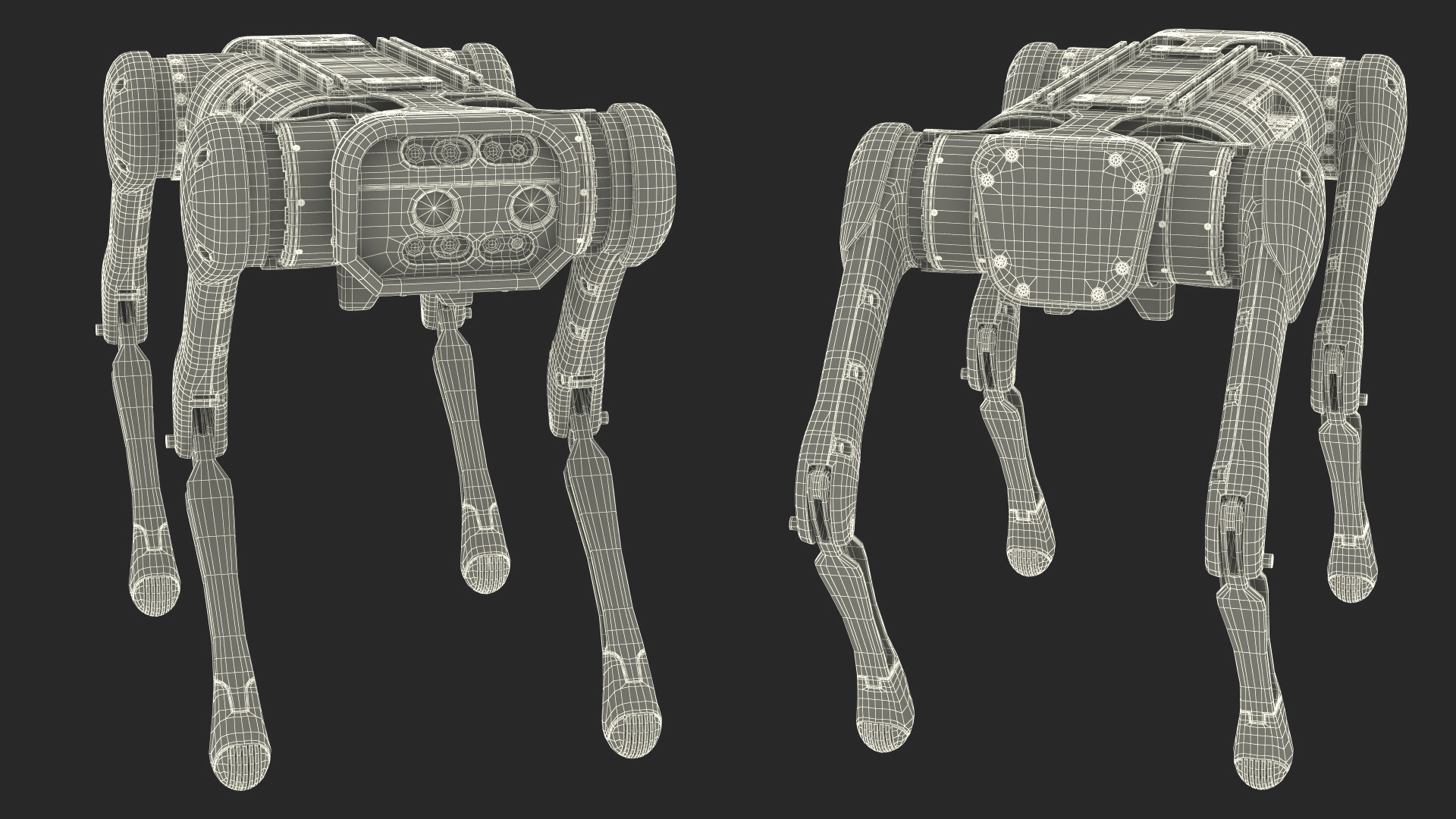 3D Robot Dog Rigged