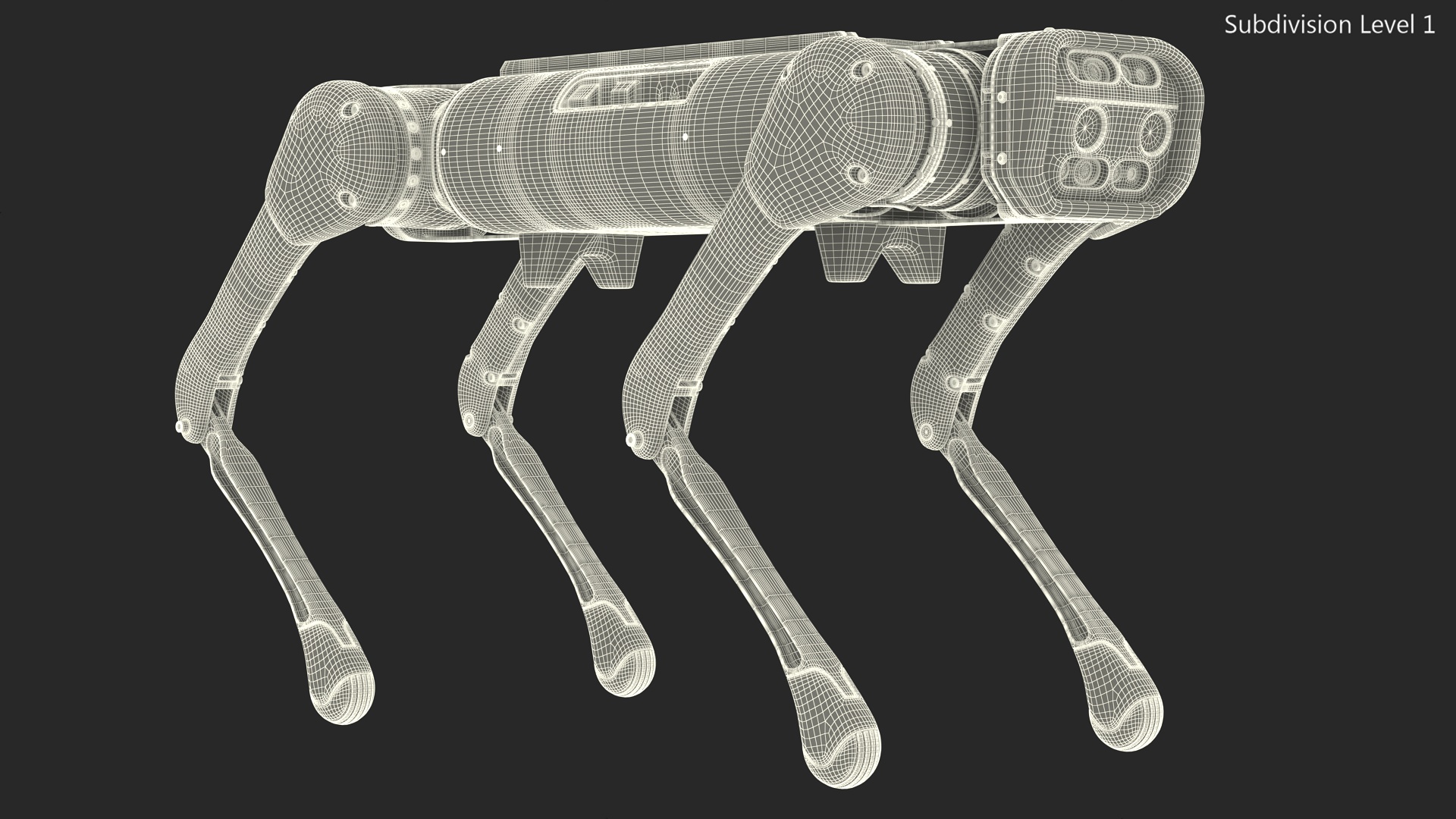 3D Robot Dog Rigged