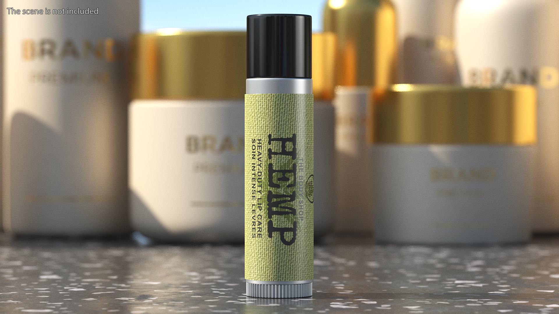 3D Lip Balm Hemp model