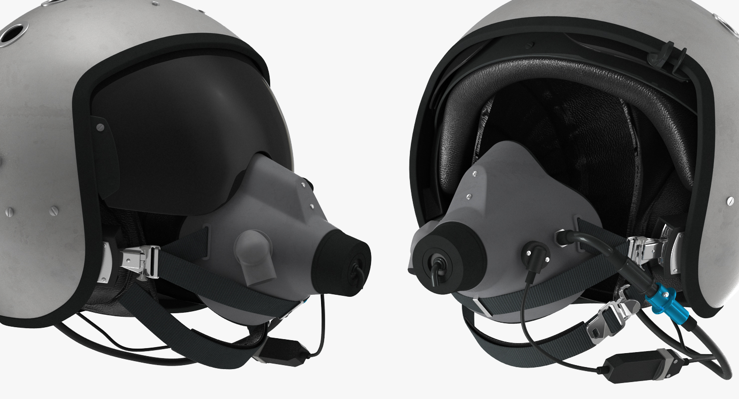 Russian Jet Fighter Pilot Helmet 3D