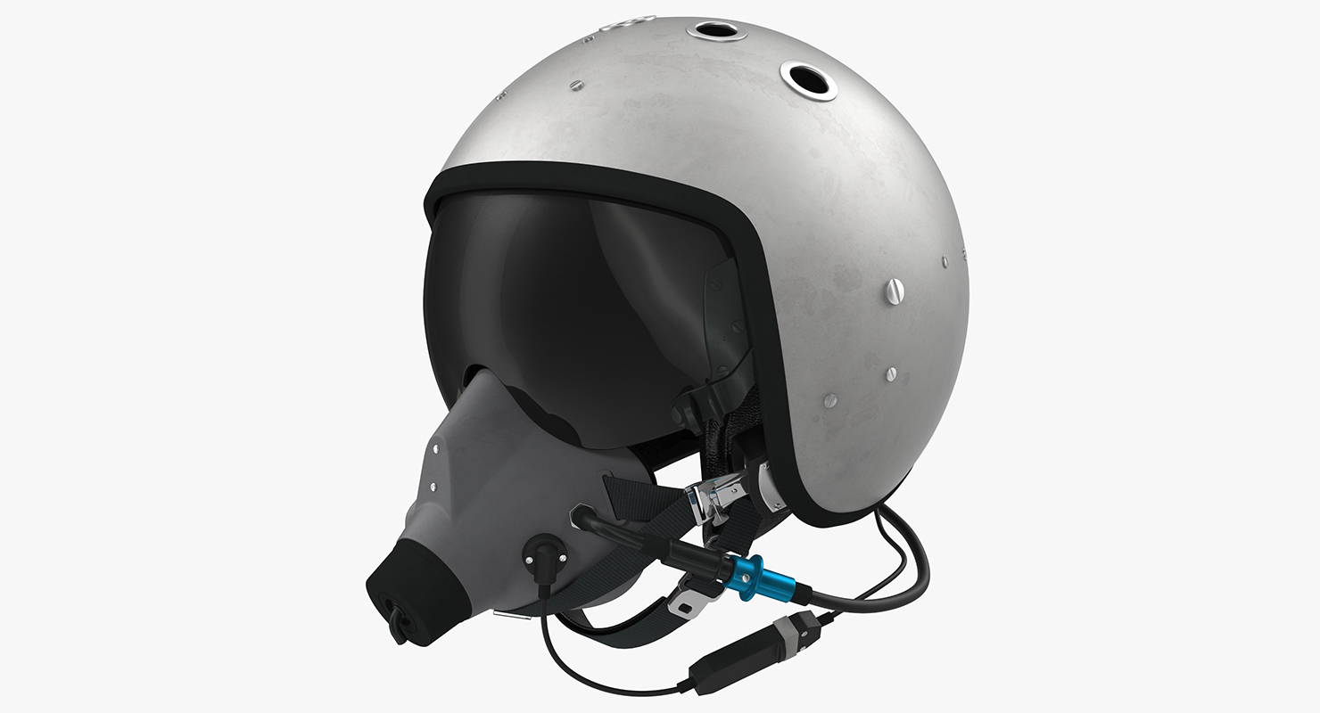 Russian Jet Fighter Pilot Helmet 3D