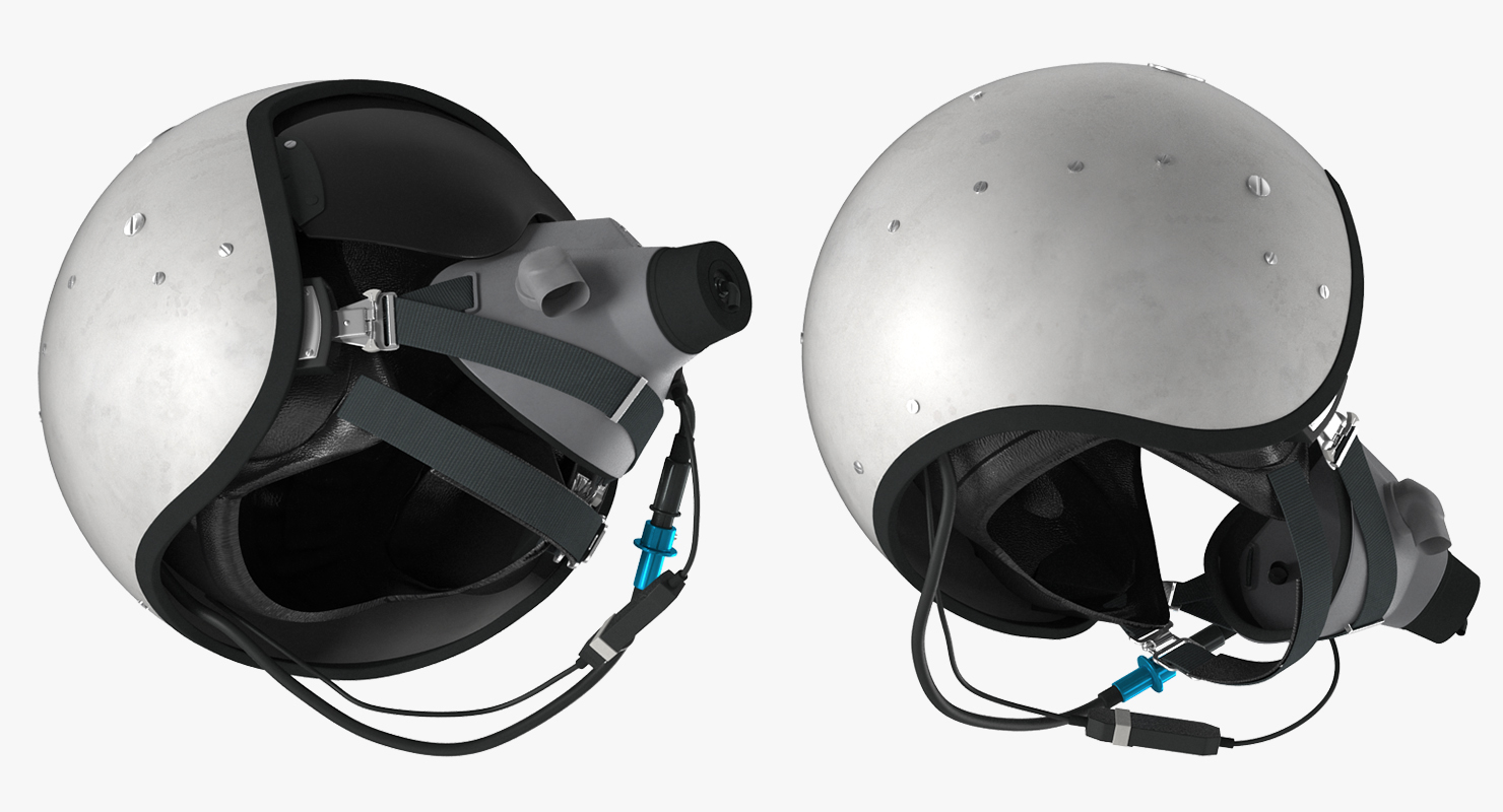 Russian Jet Fighter Pilot Helmet 3D