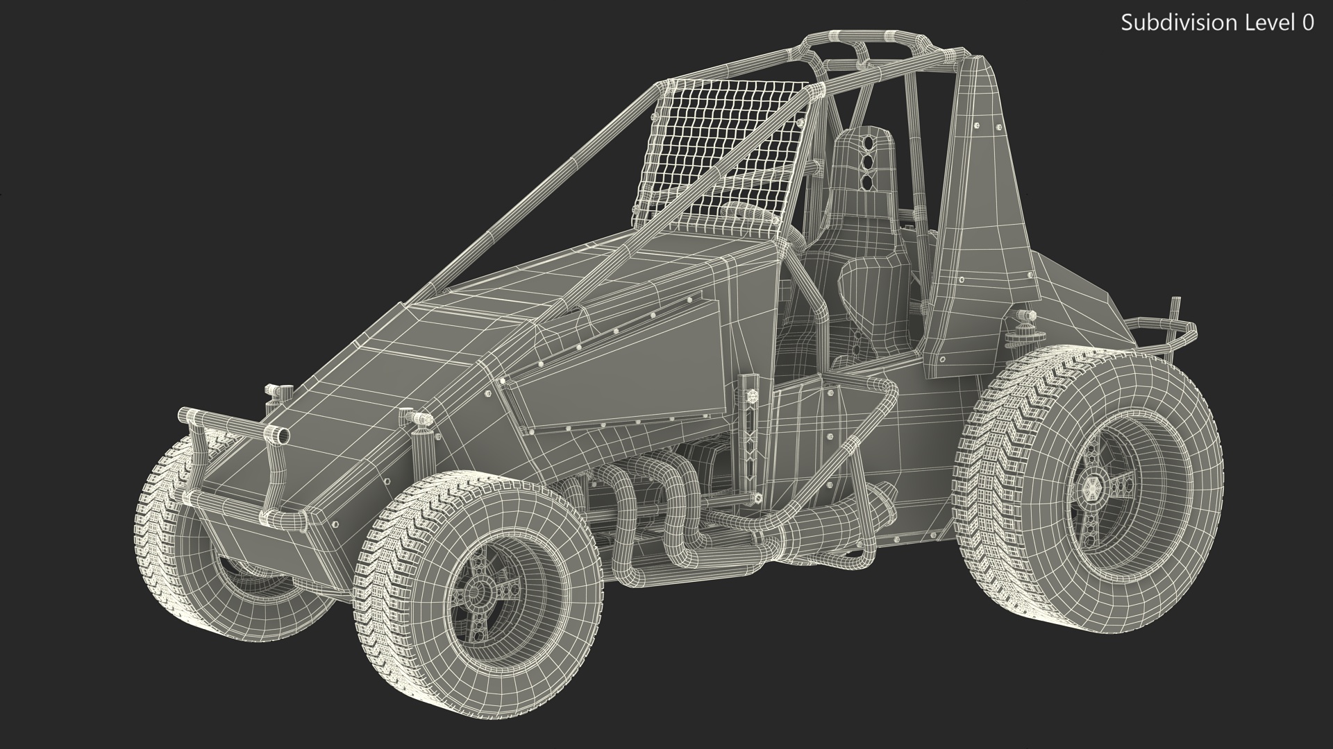 3D model Sprint Car