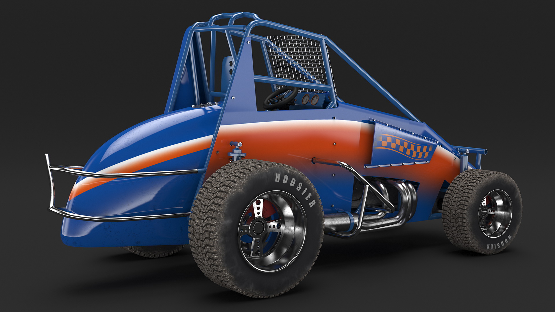 3D model Sprint Car