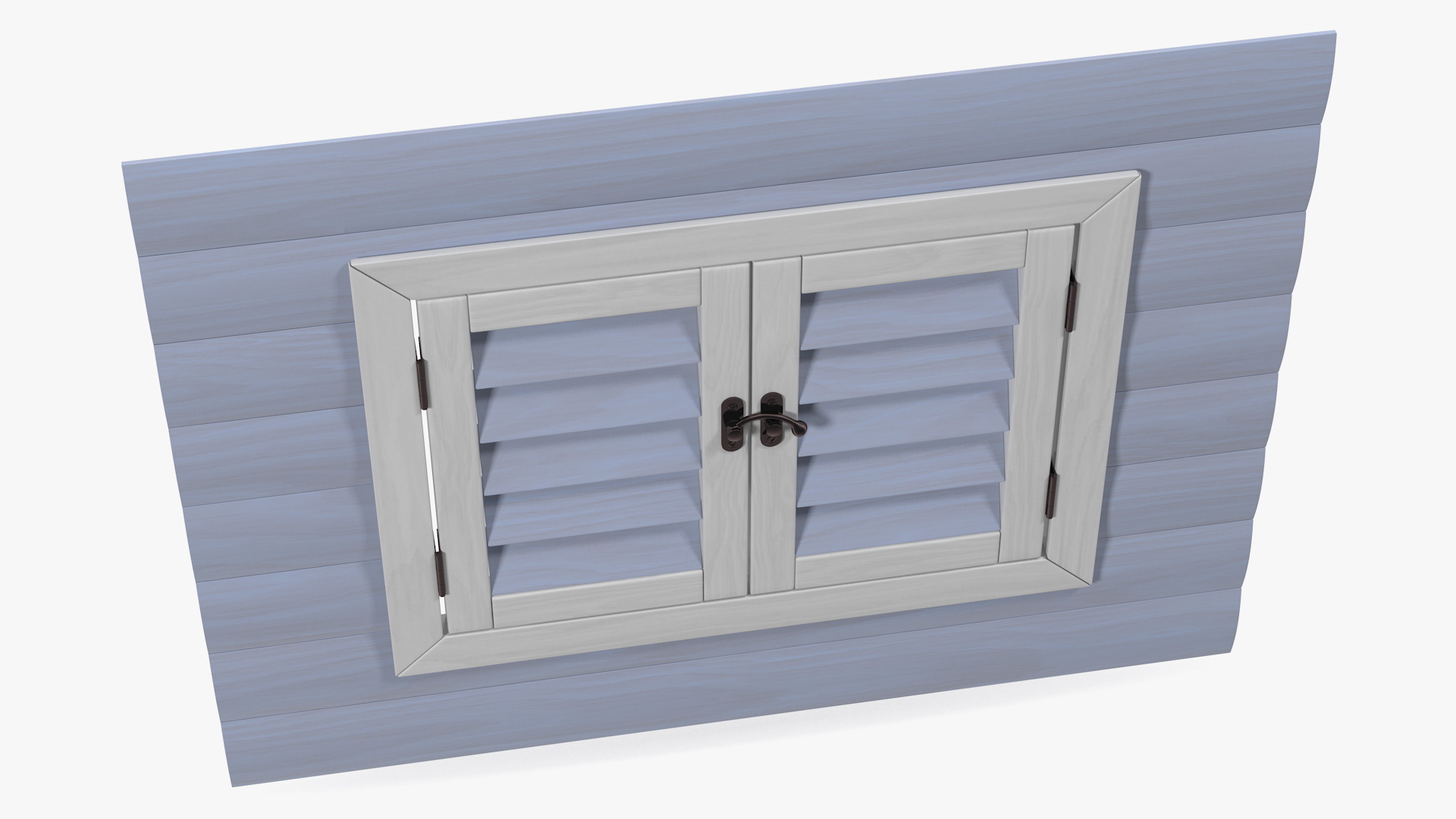 Wooden Window Frame 3D model