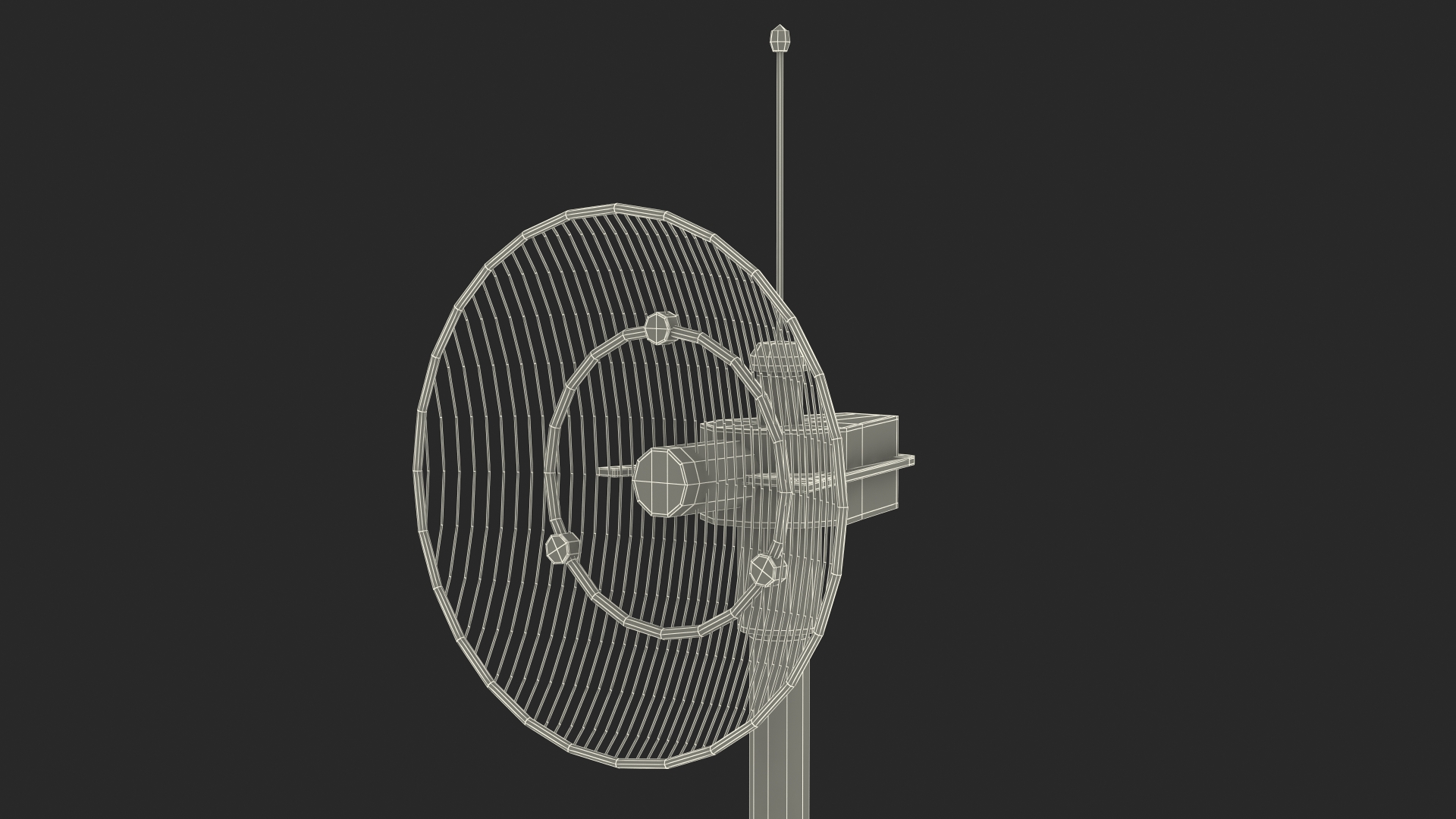 3D Military Antenna Desert model