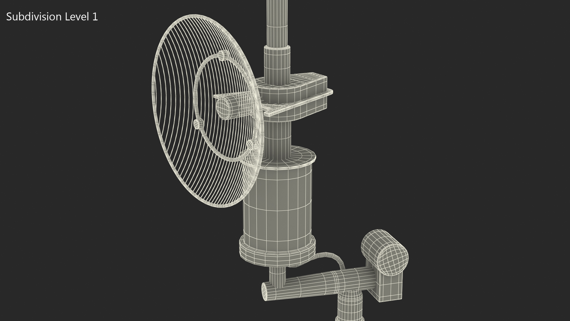 3D Military Antenna Desert model