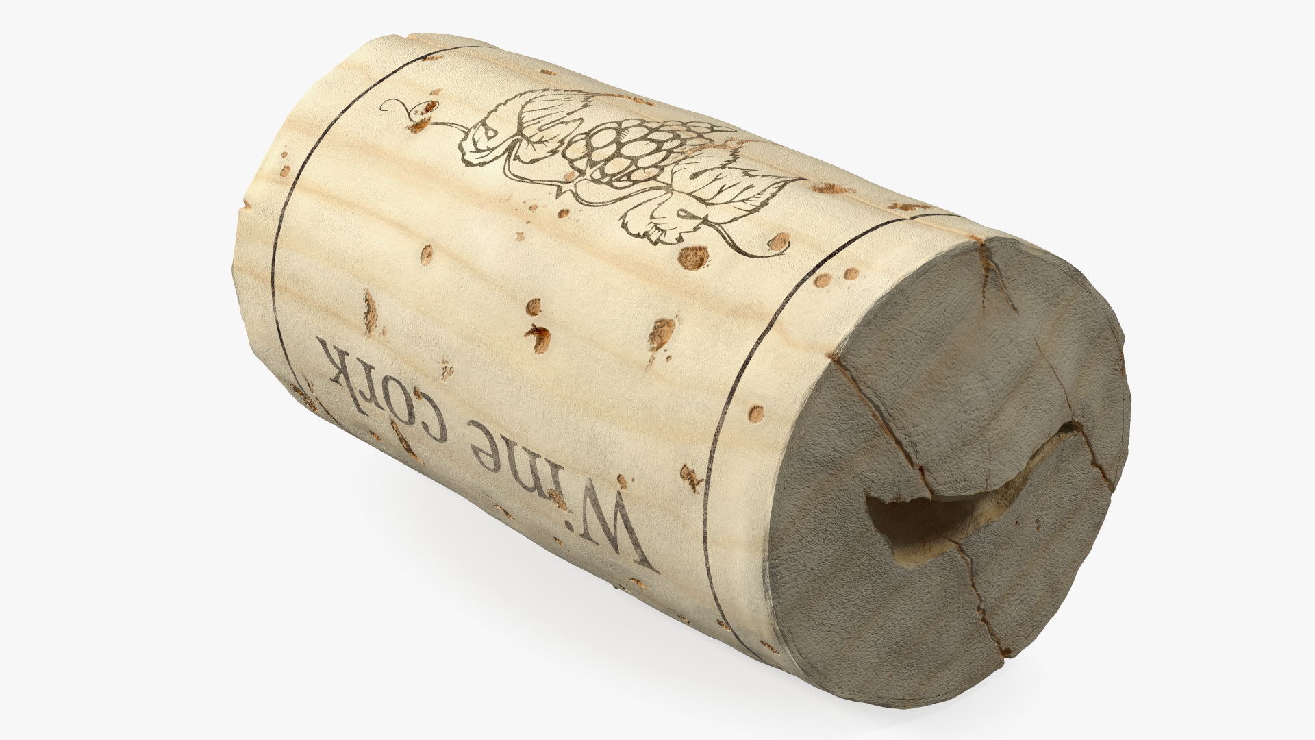 3D Wine Bottle Cork