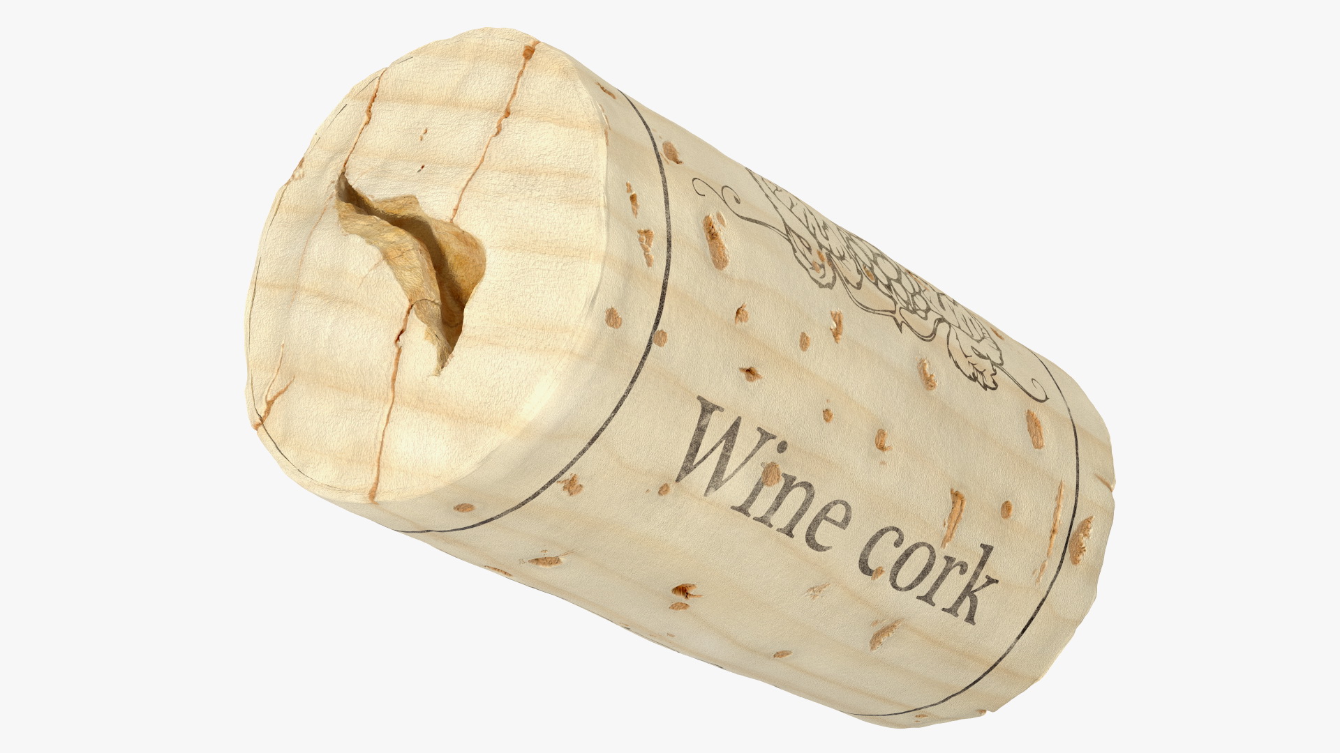 3D Wine Bottle Cork