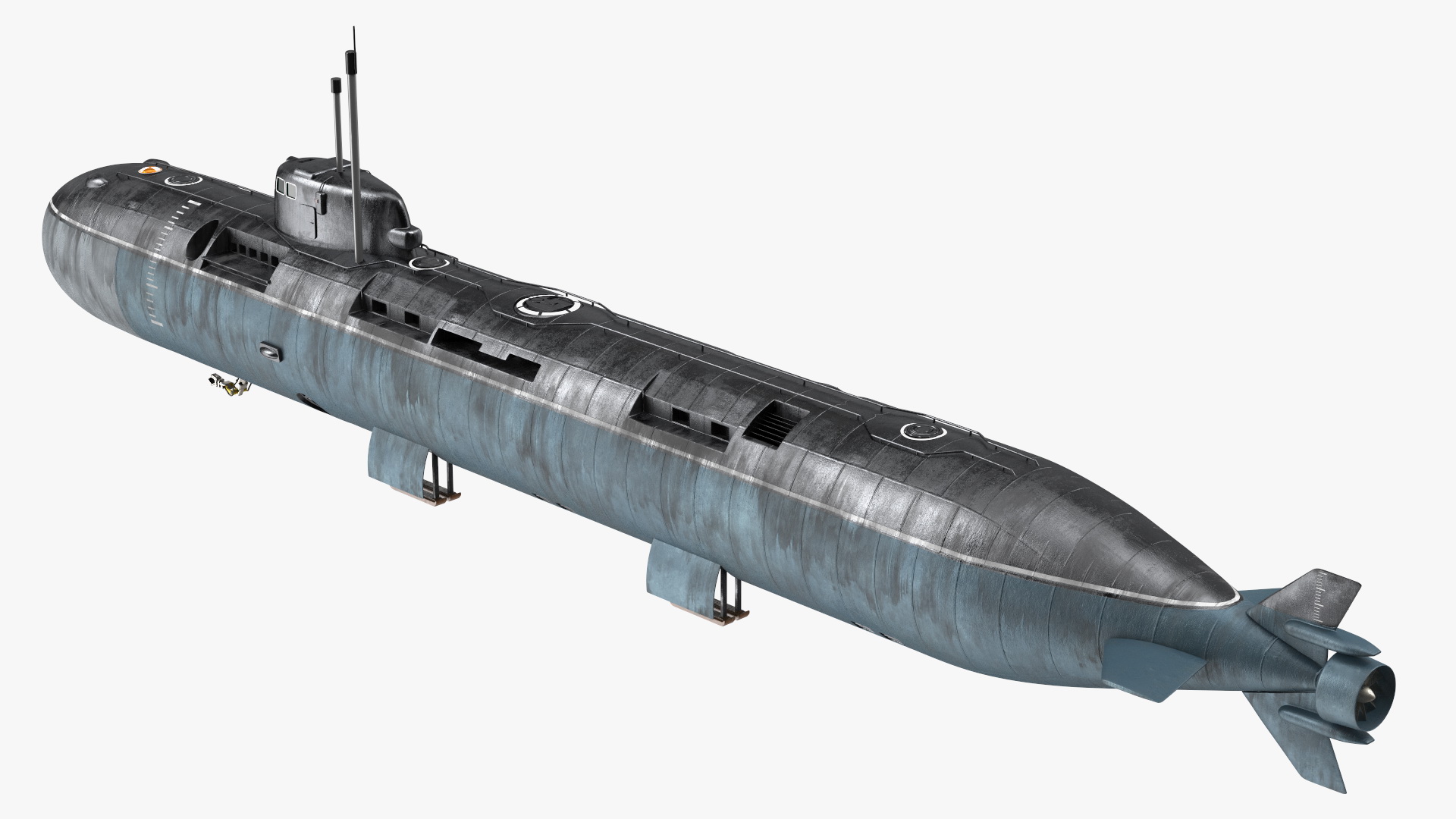 3D model Deep-Sea Nuclear Submarine Losharik