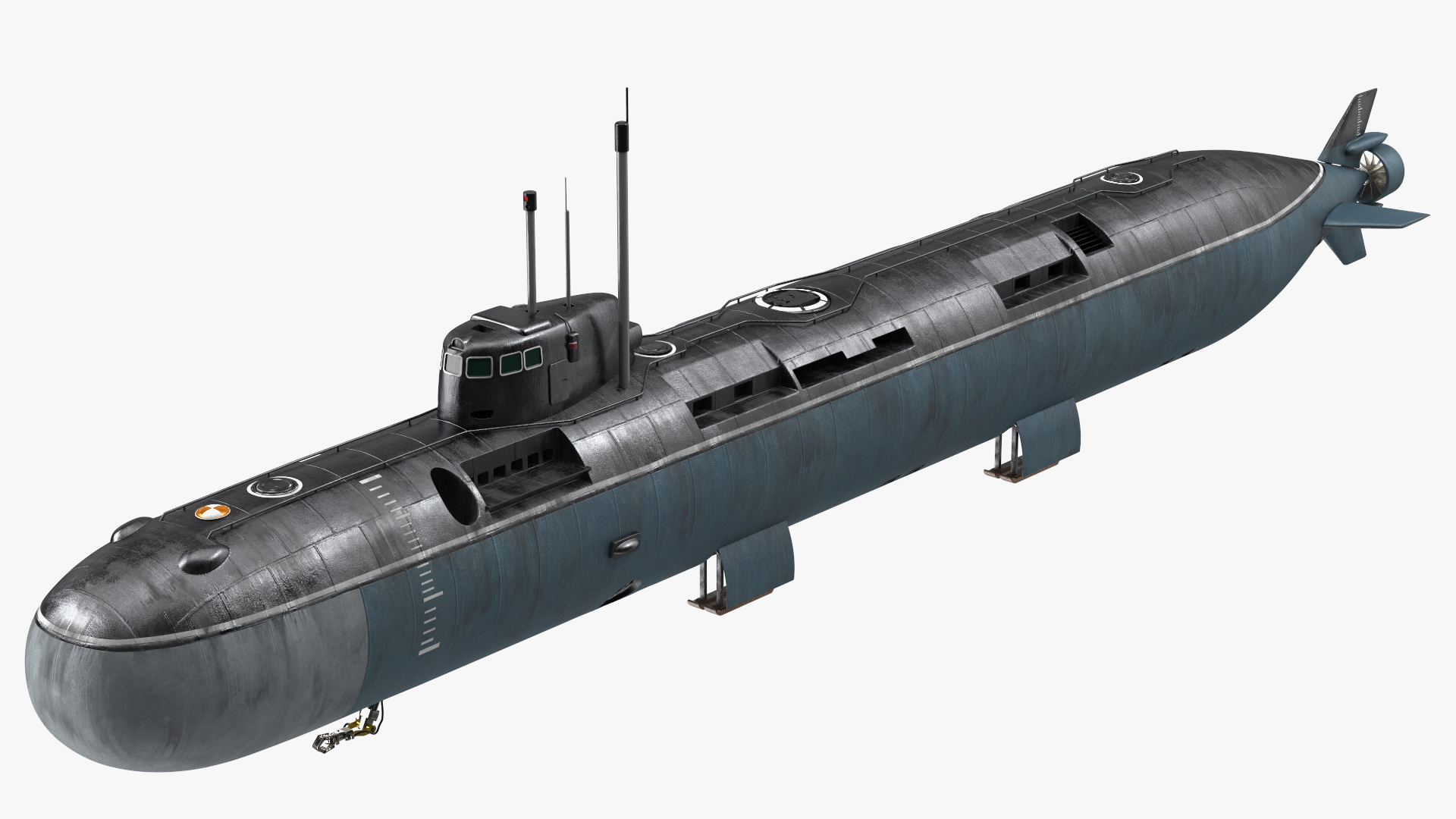 3D model Deep-Sea Nuclear Submarine Losharik