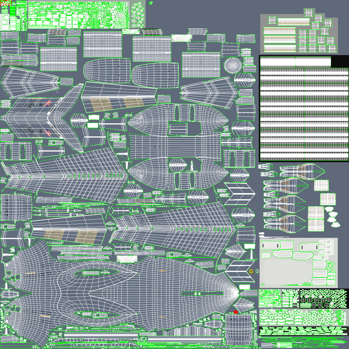 3D Boeing C17 Globemaster III Loaded MIM 104 Patriot Rigged