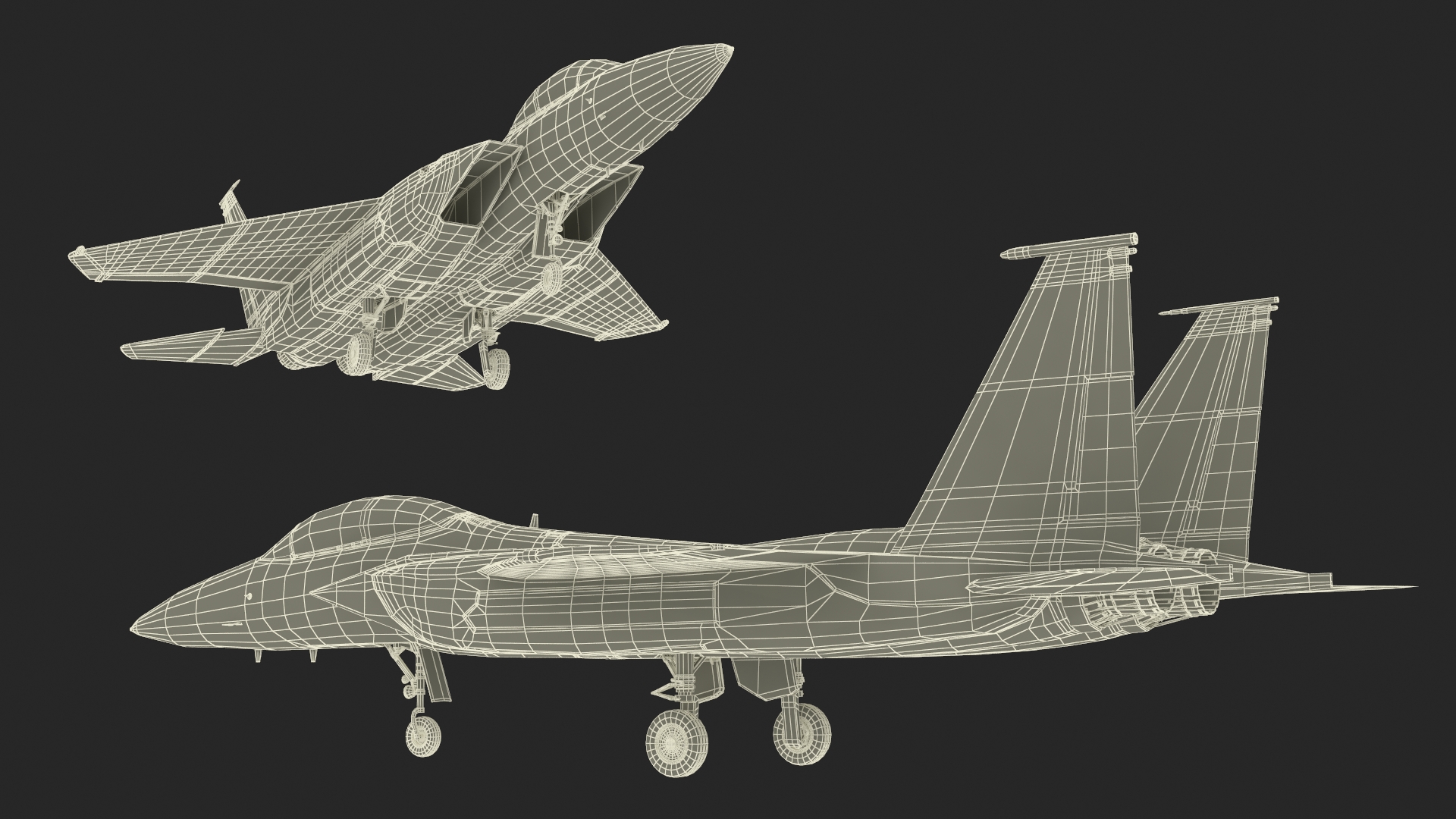 3D F-15SE Silent Eagle Fighter with Pilot model