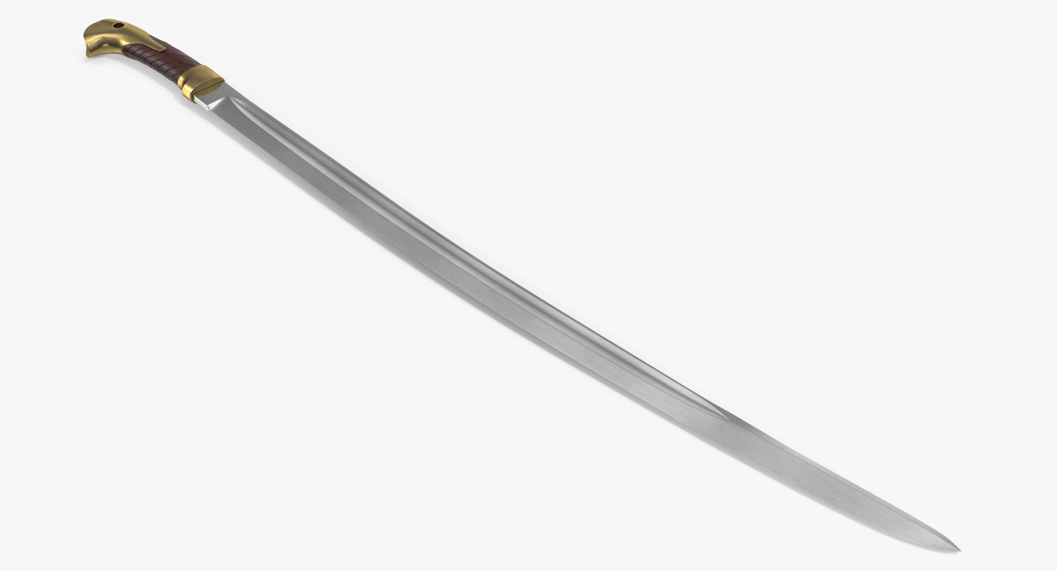 3D model Russian Cossack Shashqua Saber