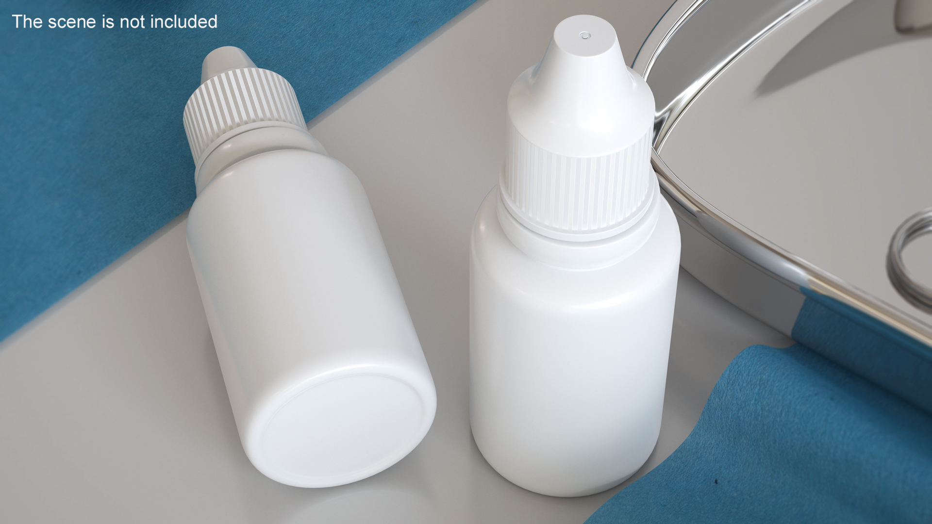 Plastic Dropper Bottle 20ml 3D