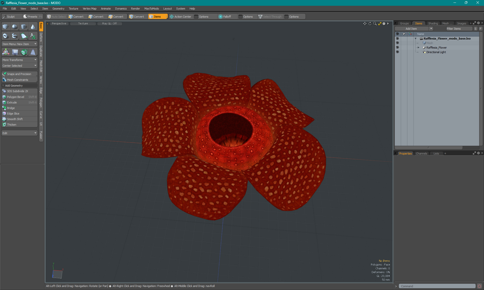 3D Rafflesia Flower