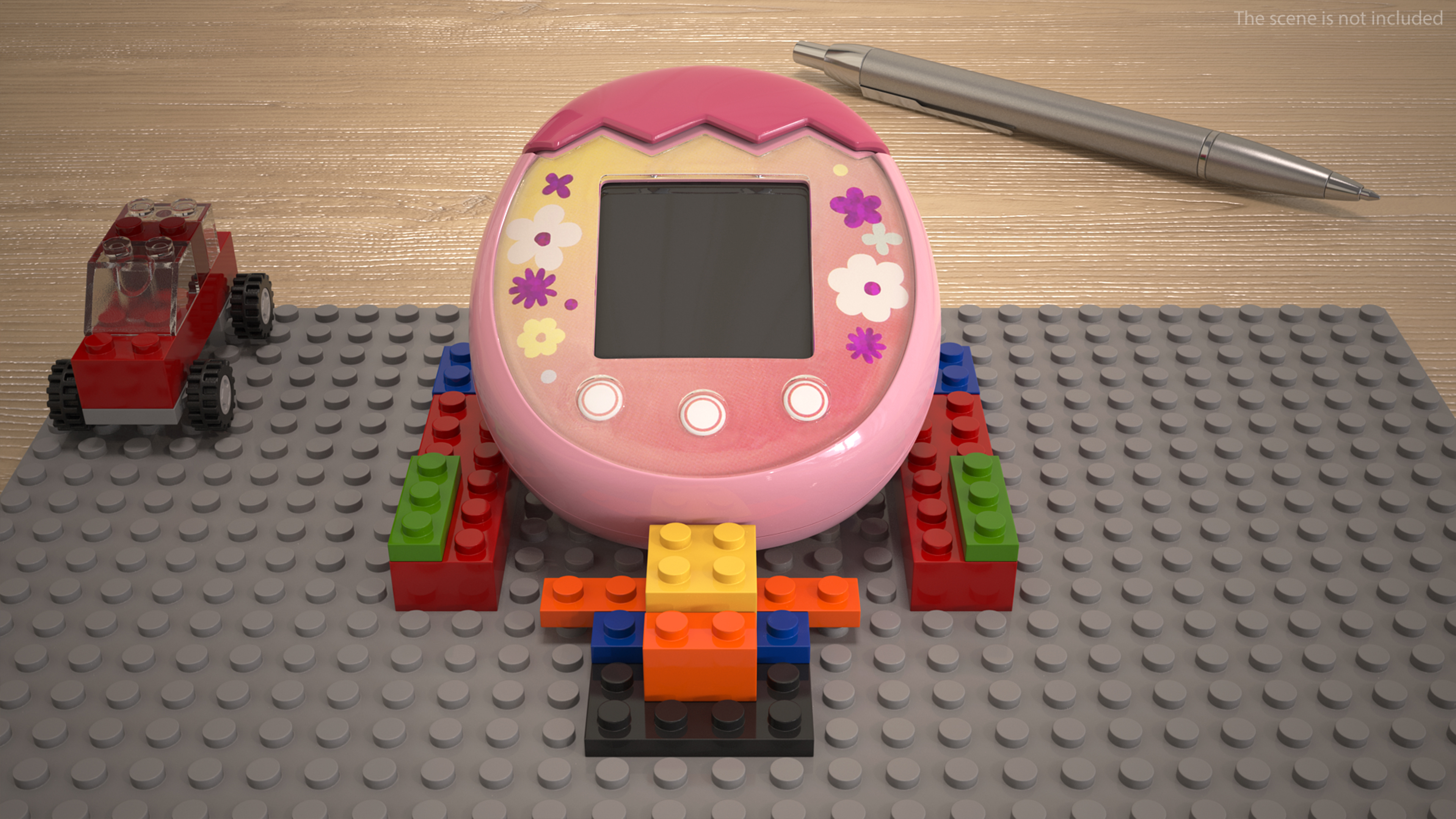 3D Interactive Tamagotchi Pet Pink