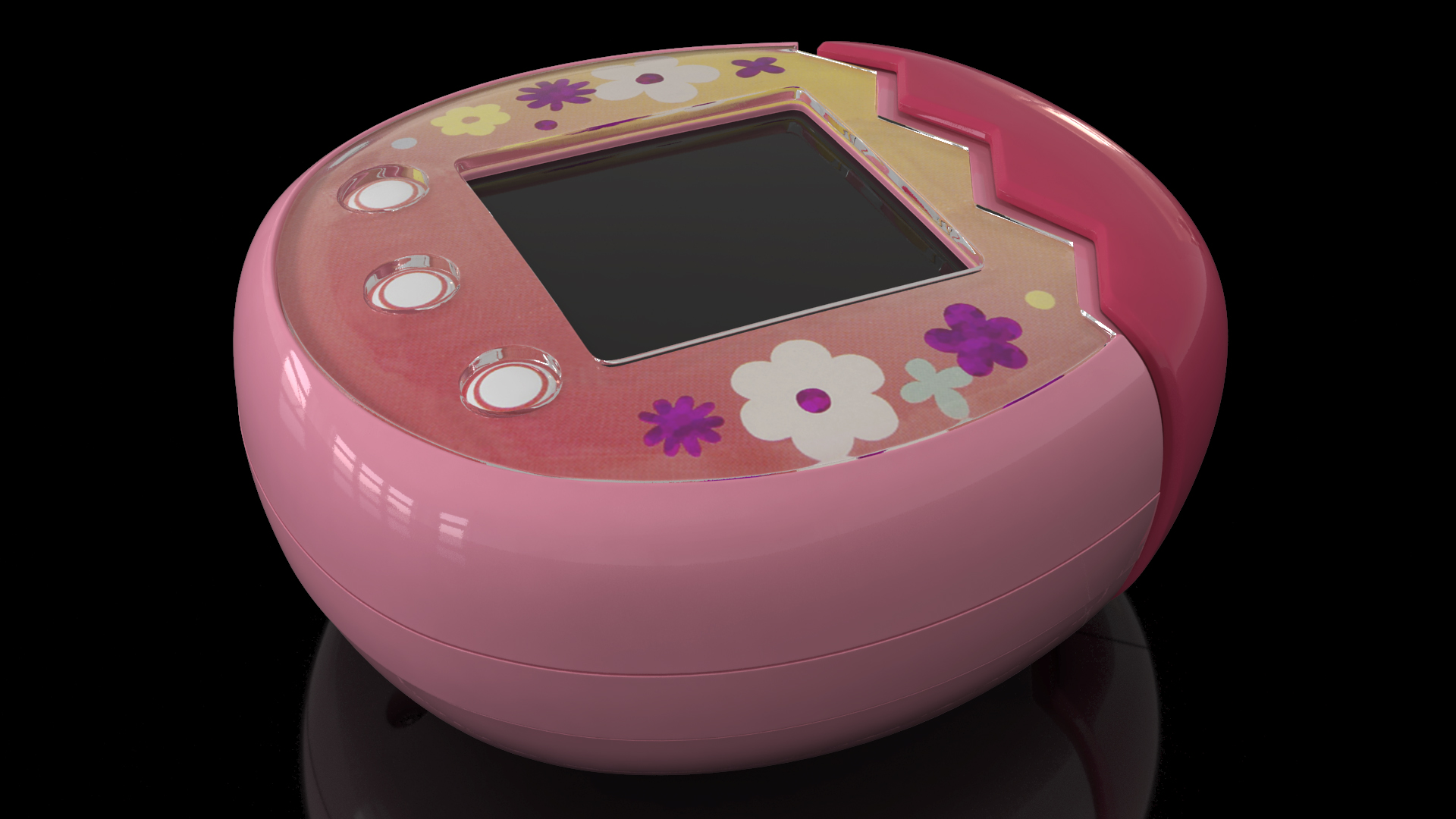 3D Interactive Tamagotchi Pet Pink