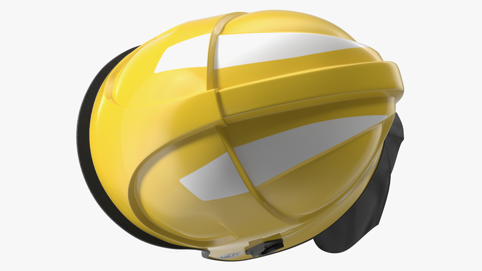 3D Yellow Fire Helmet F10 MKV