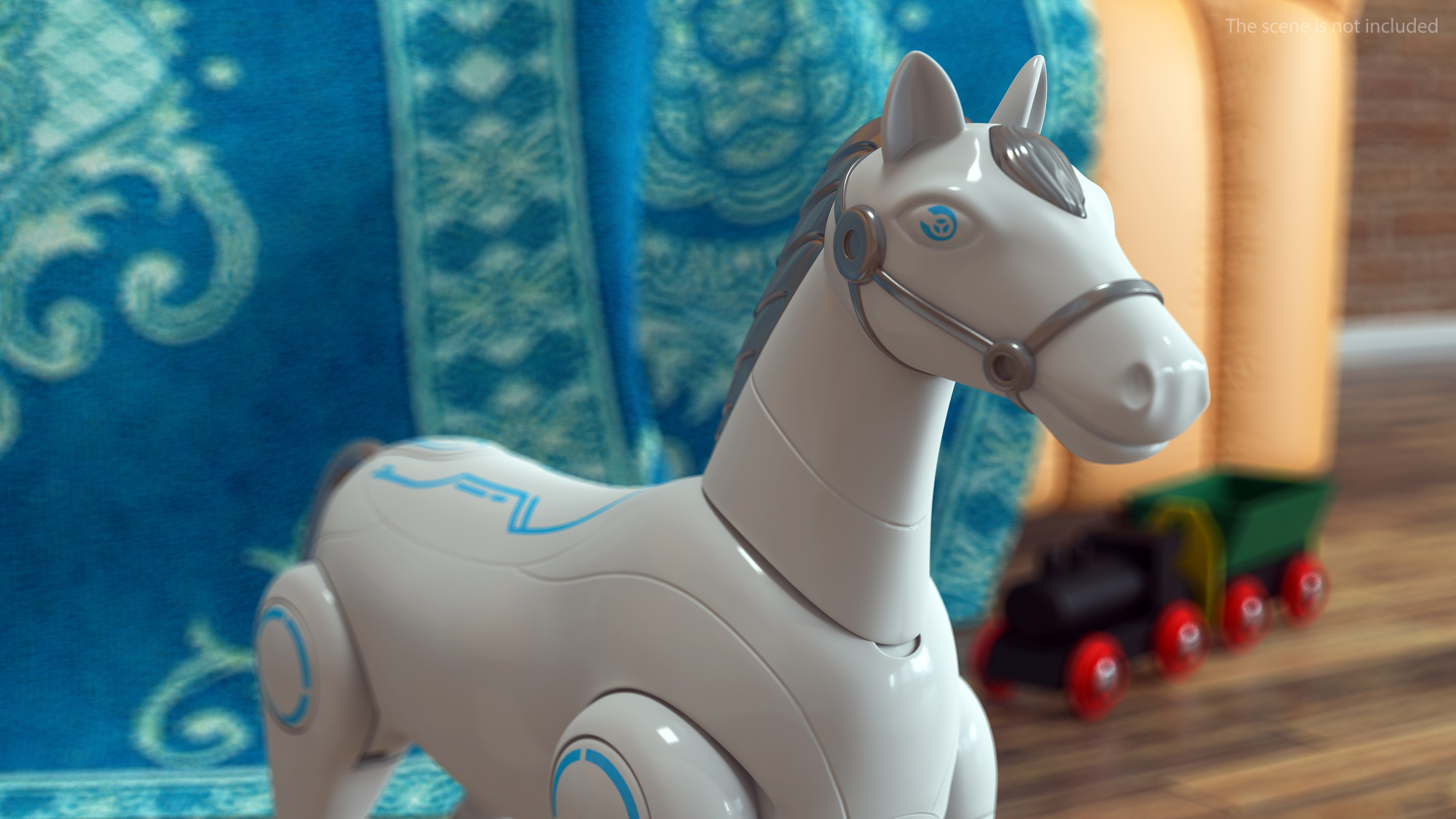 3D Robot Horse Rigged model