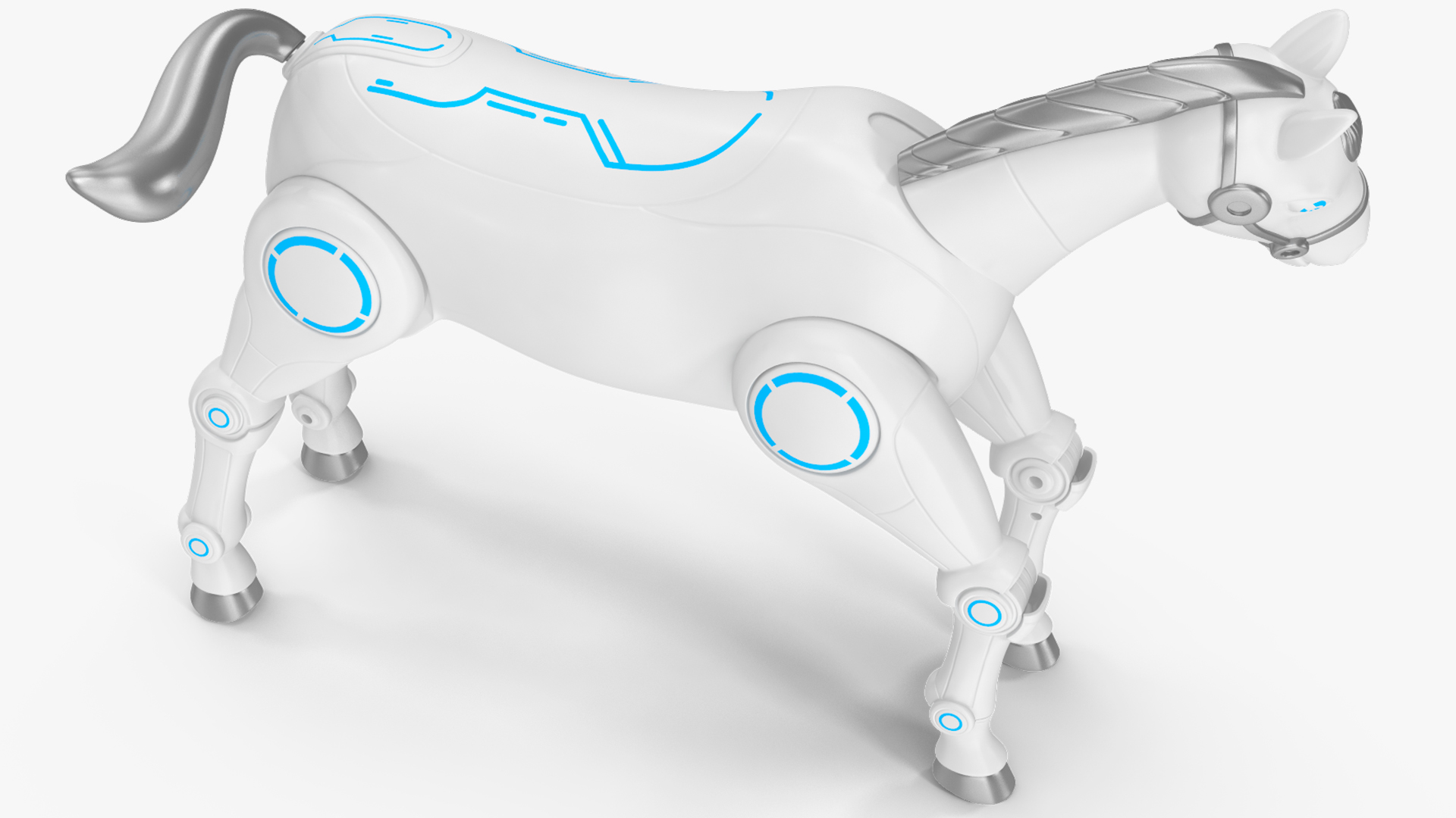 3D Robot Horse Rigged model