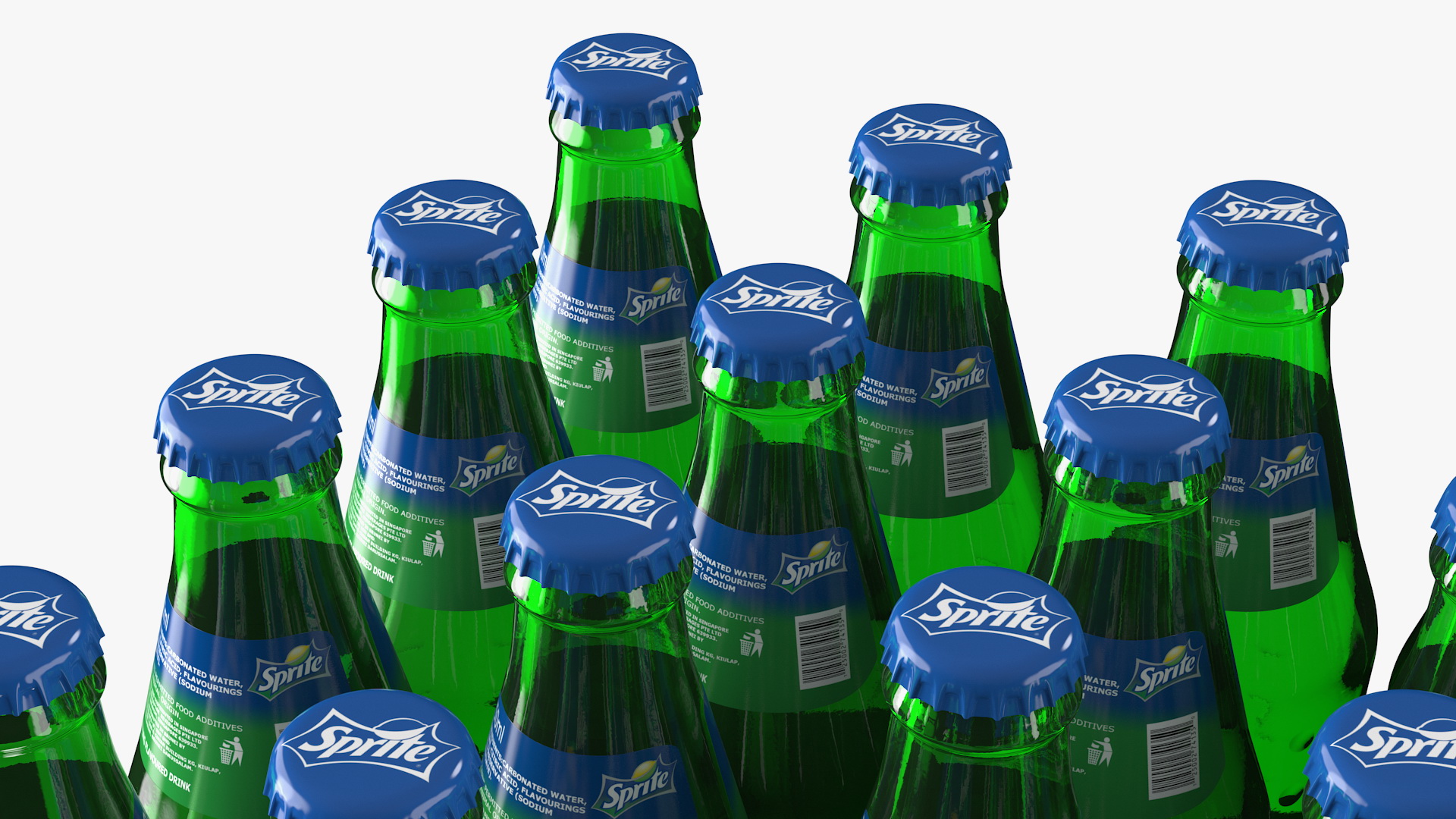 24 Sprite Bottle Package 3D model