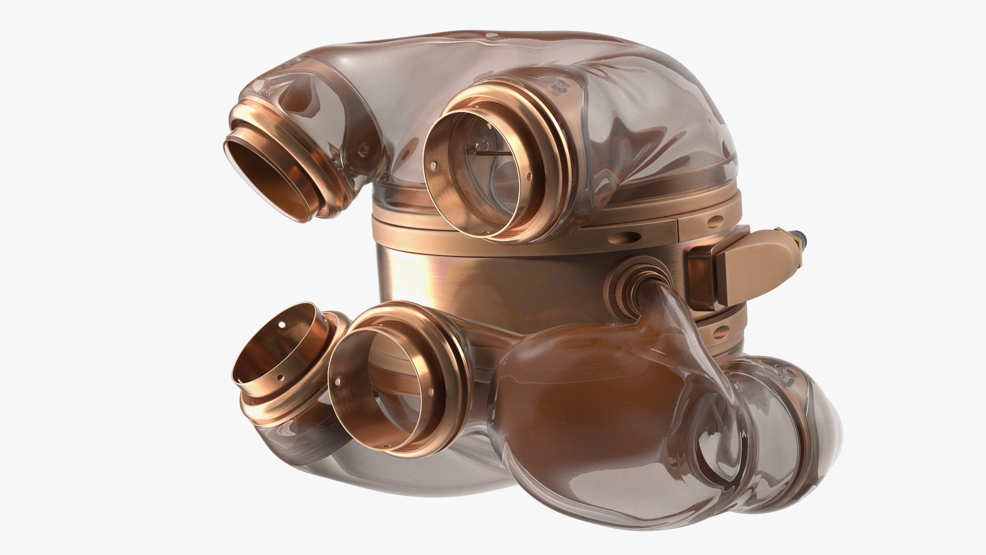 Steampunk Artificial Heart Concept 3D model