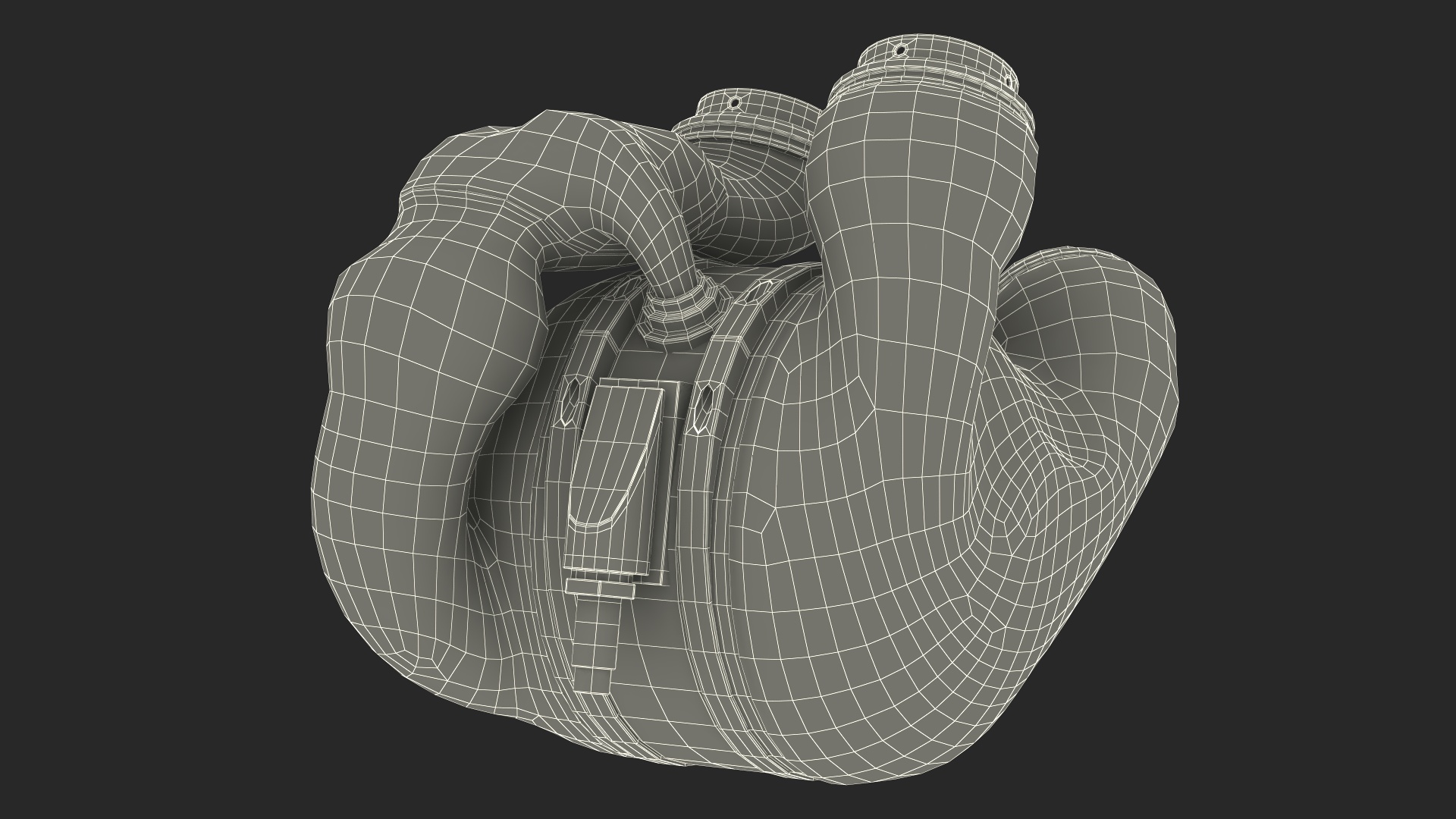 Steampunk Artificial Heart Concept 3D model