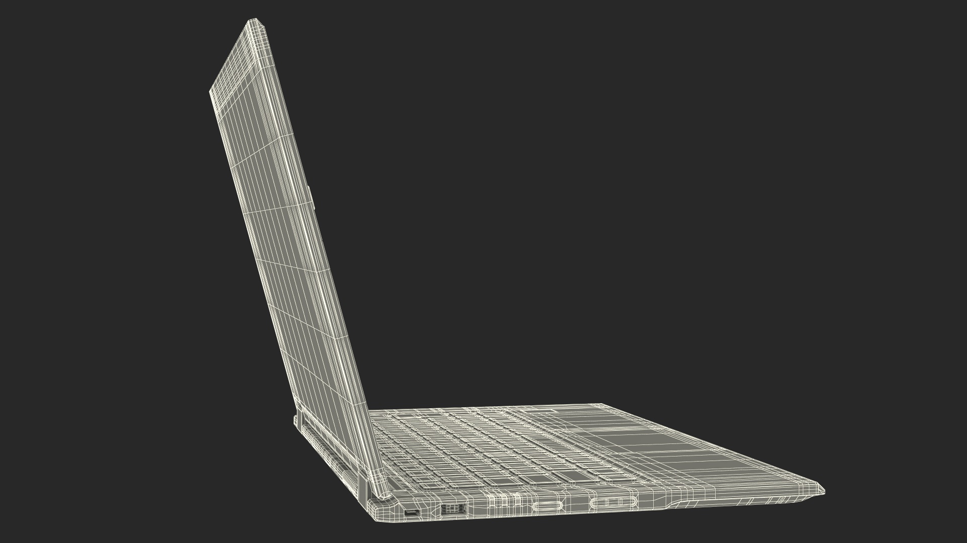 3D Lenovo Laptop model