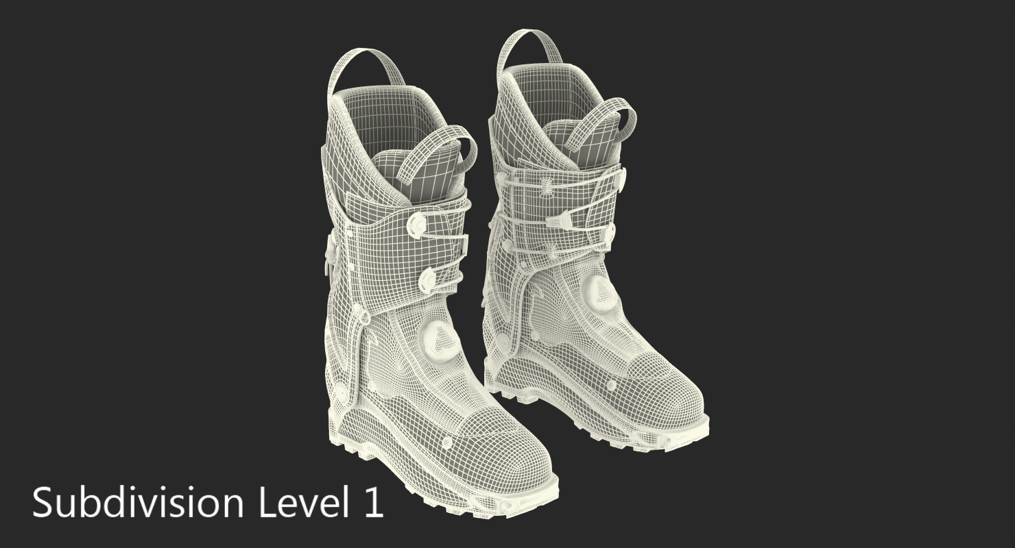 Ski Boots 3D model