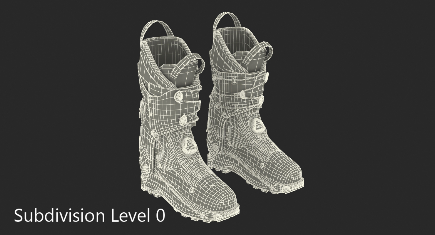 Ski Boots 3D model