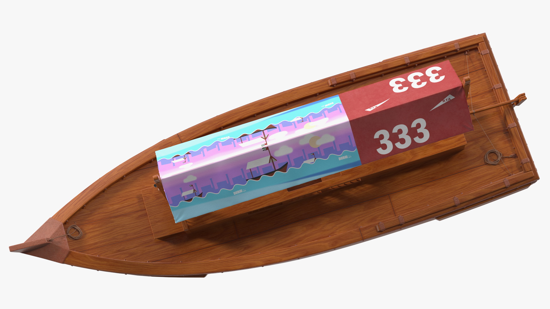 Dubai Abra Boat New 3D model