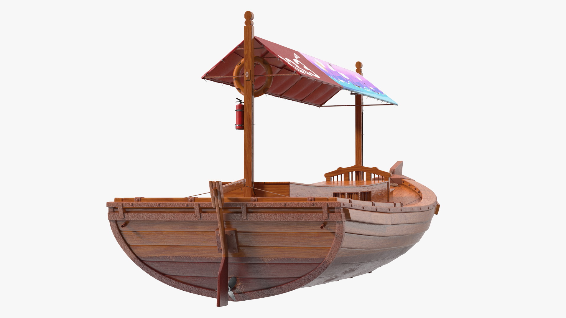 Dubai Abra Boat New 3D model